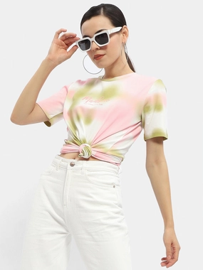Madame Tie-Dye Pink Regular T-Shirt Fit for Everyone