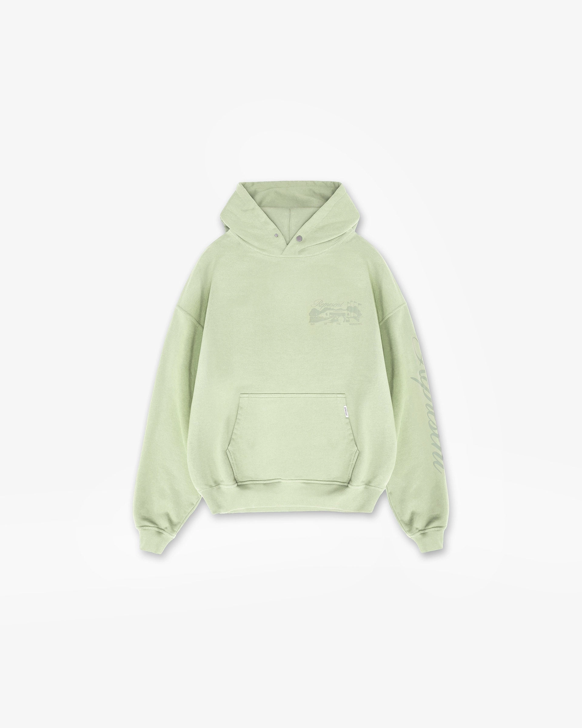 Casual Performance Tagless Neck Raceway Hoodie - Matcha