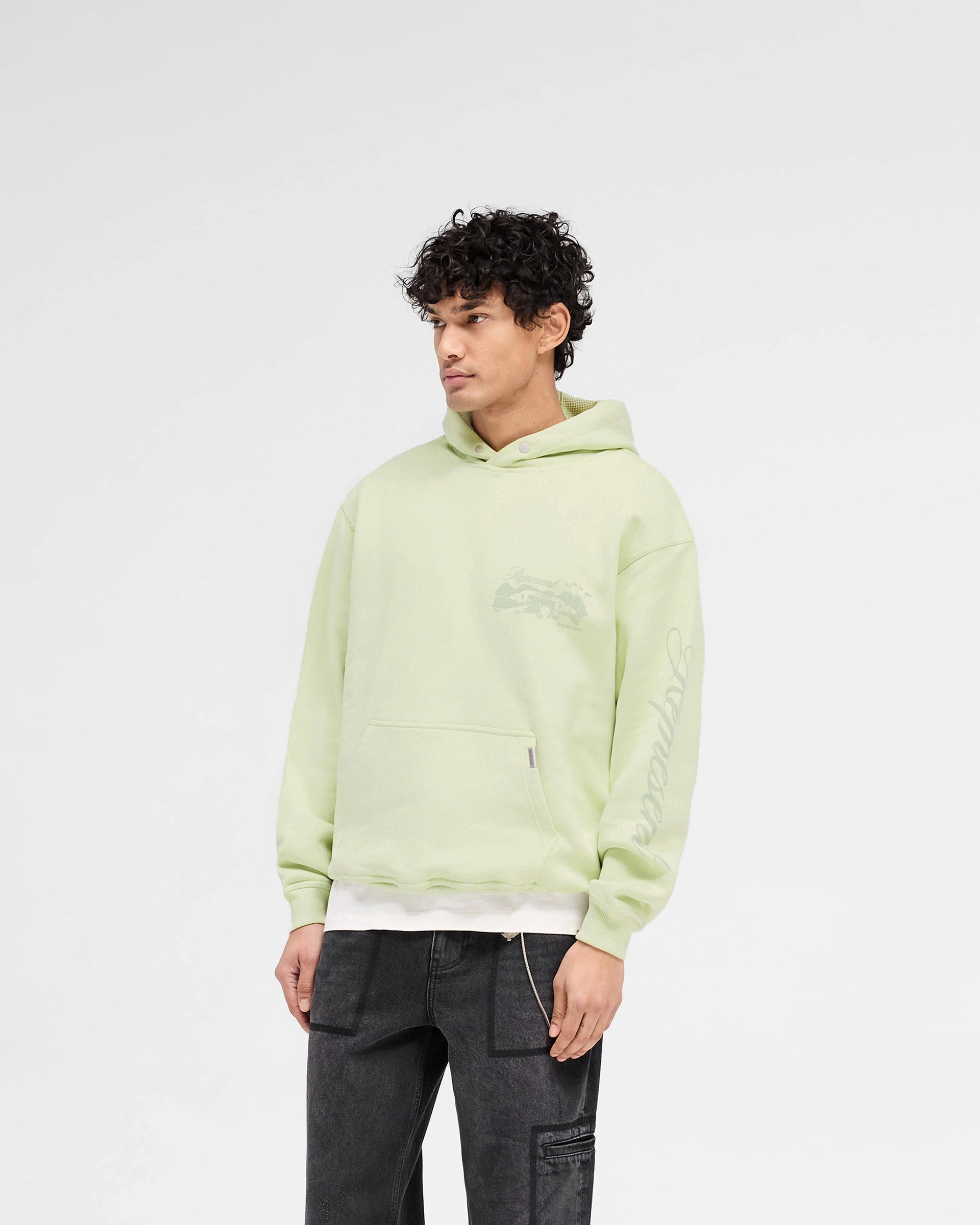 Winter Day Raceway Hoodie - Matcha