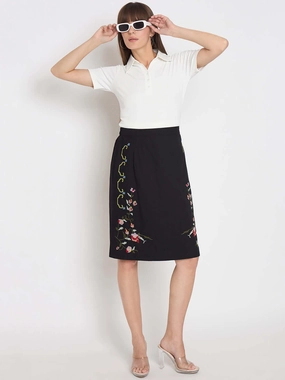 Fashionable Option Simple and Cozy Madame Pique Solid White Polo T-shirt