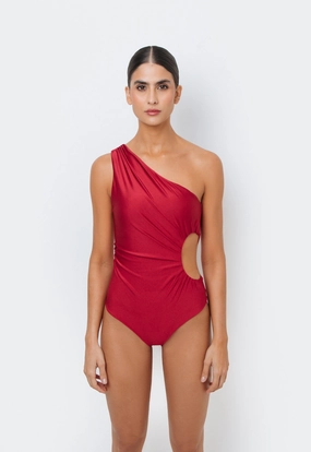 MDL 1218 One Piece Wide Band Waist Mesh Lined Padding