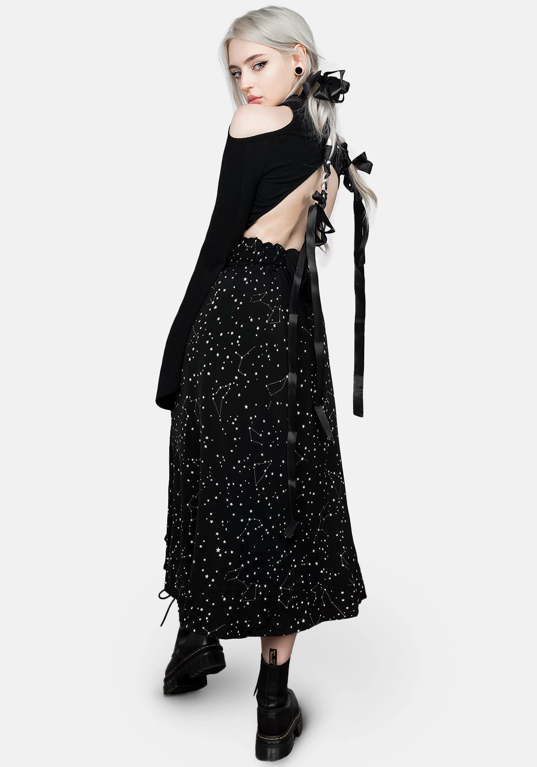 Fresh Look Neutral Look Celestial Midaxi Skirt