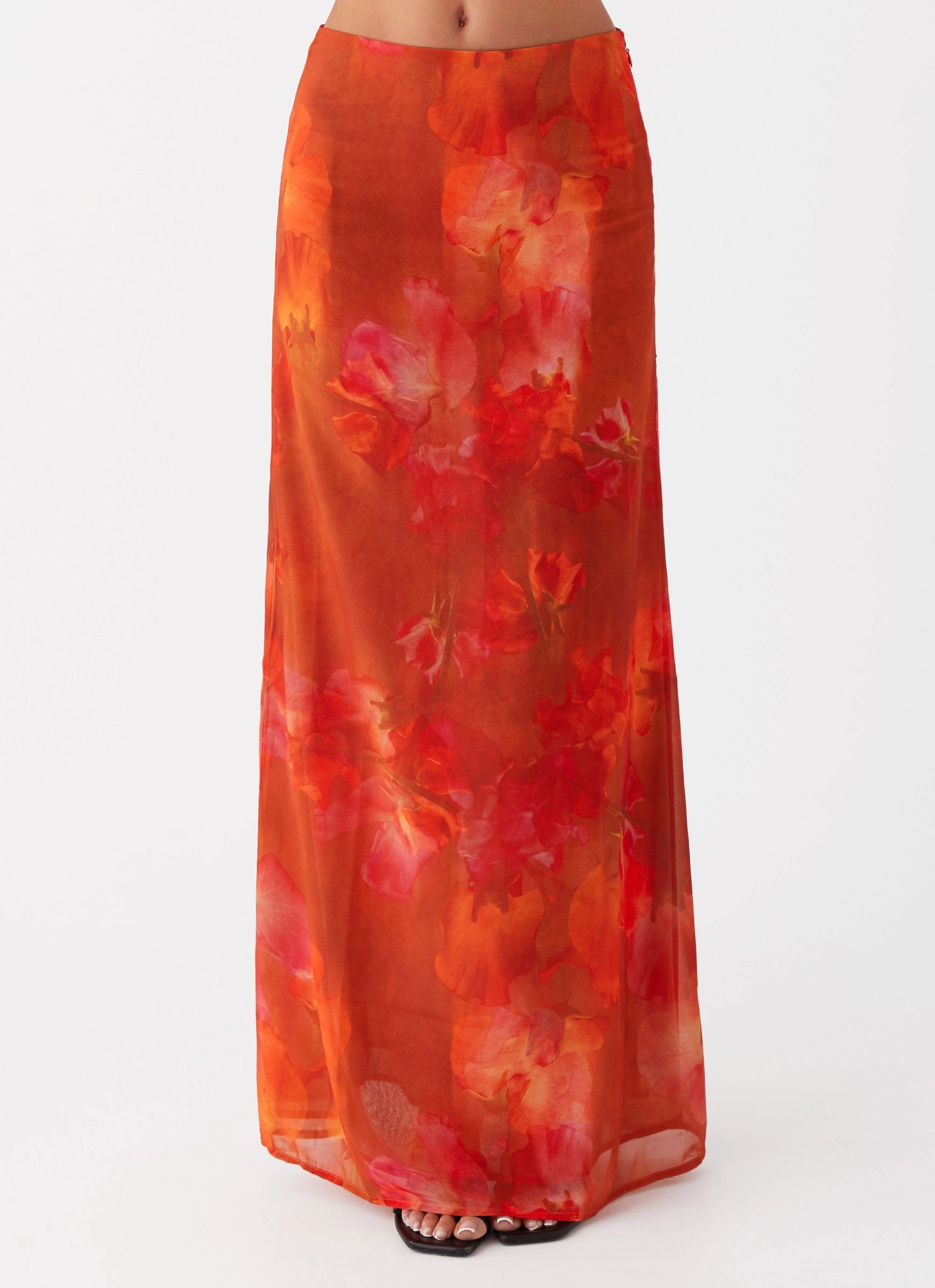 Roame Maxi Skirt - Amber Wrap Closure Lightweight Material