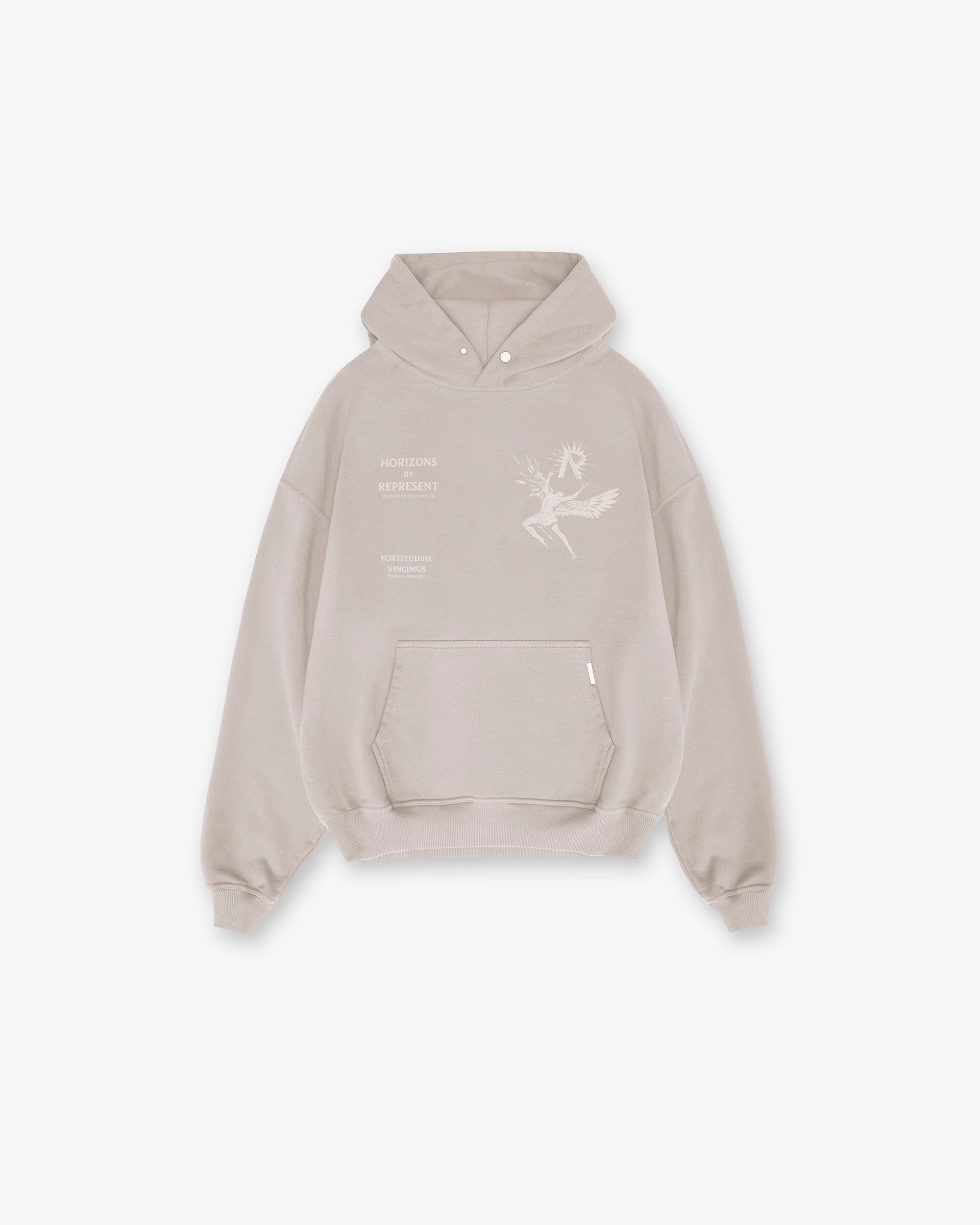 Soft Material Mode Feel Icarus Hoodie - Taupe