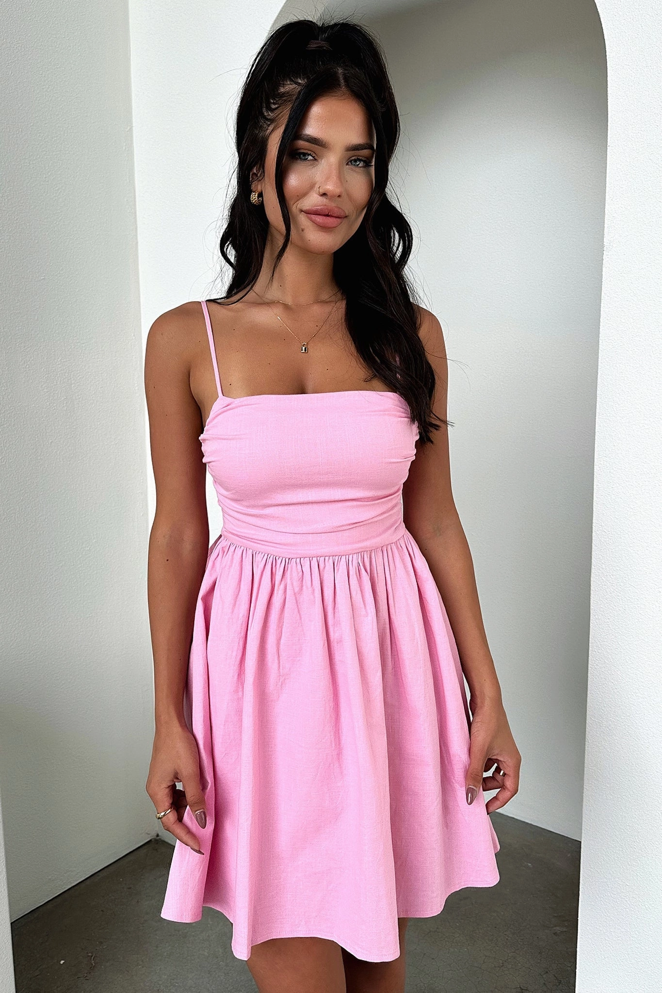 Essential Piece Miley Mini Dress - Pink