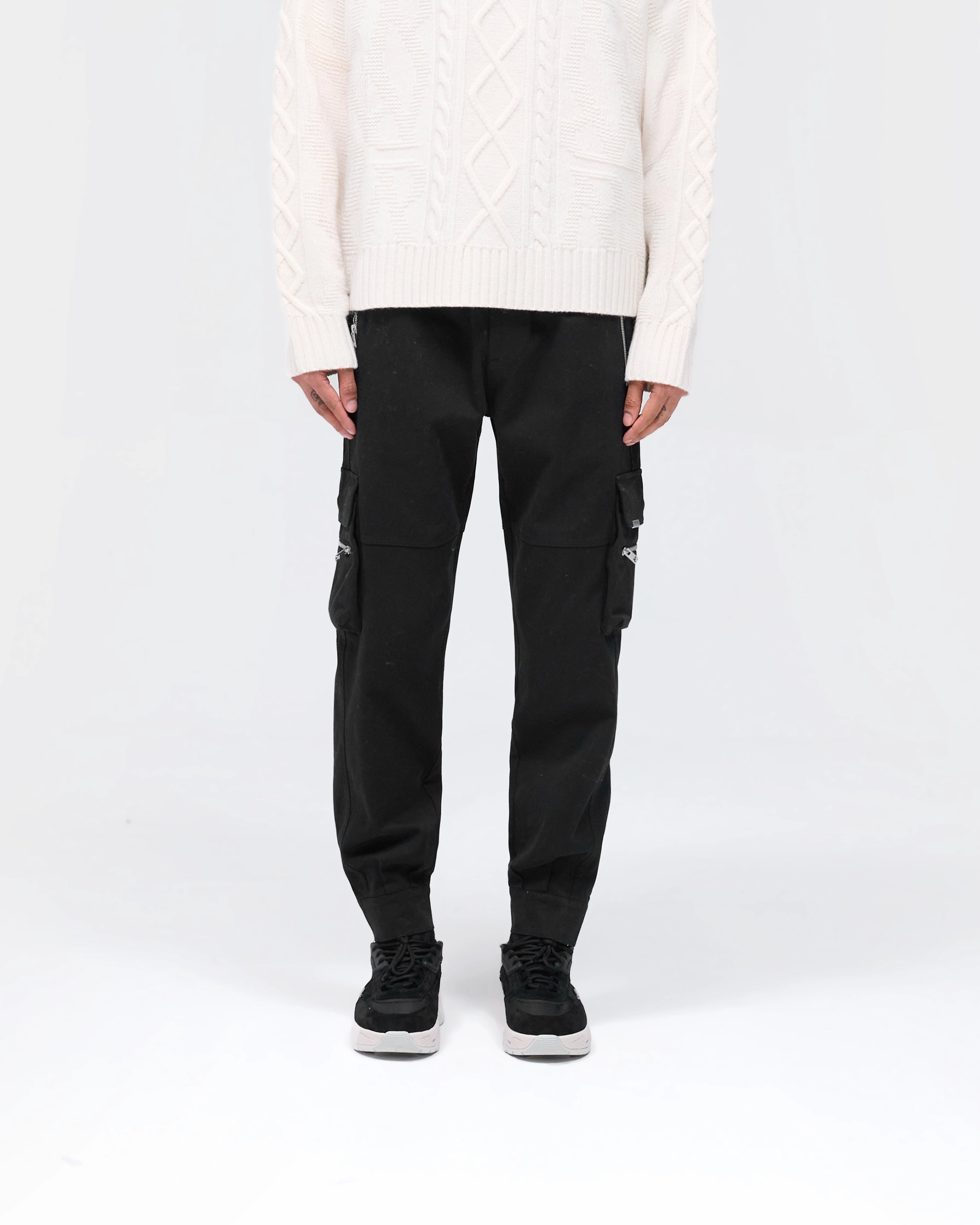 Anti Snag Threading Military Pant - Black