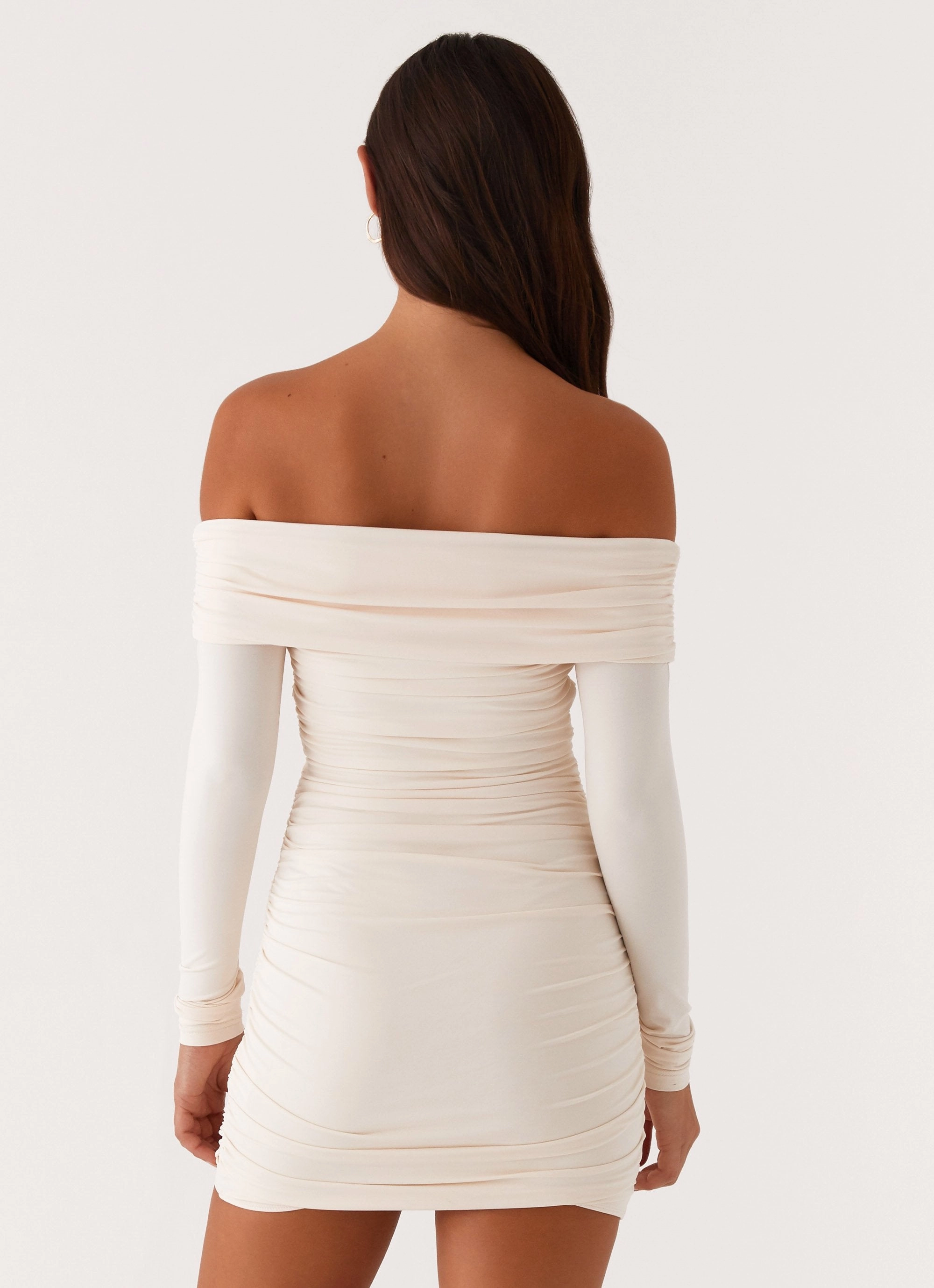 Millie Mini Dress - Ivory Romance Glow