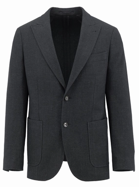 Milna Black Sports Jacket City Layer Style