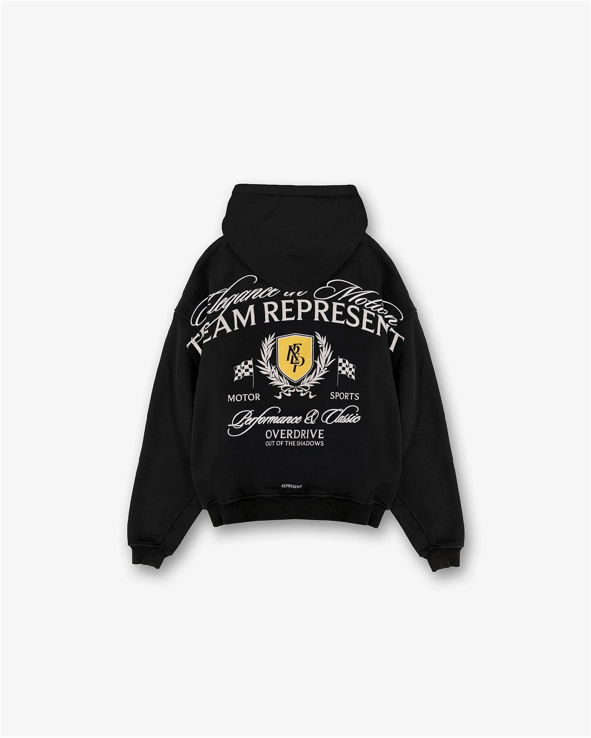 Crest Hoodie - Vintage Black Warm Hug Soft Sense