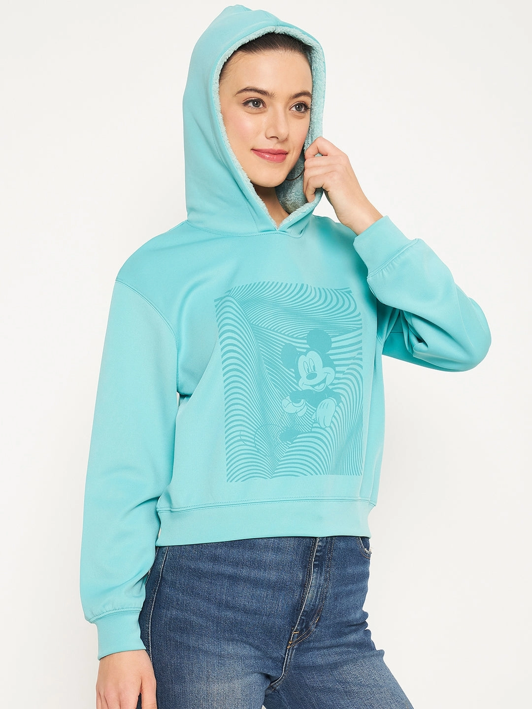 Madame Mint Disney Print Sweatshirt City Fit Sporty Style