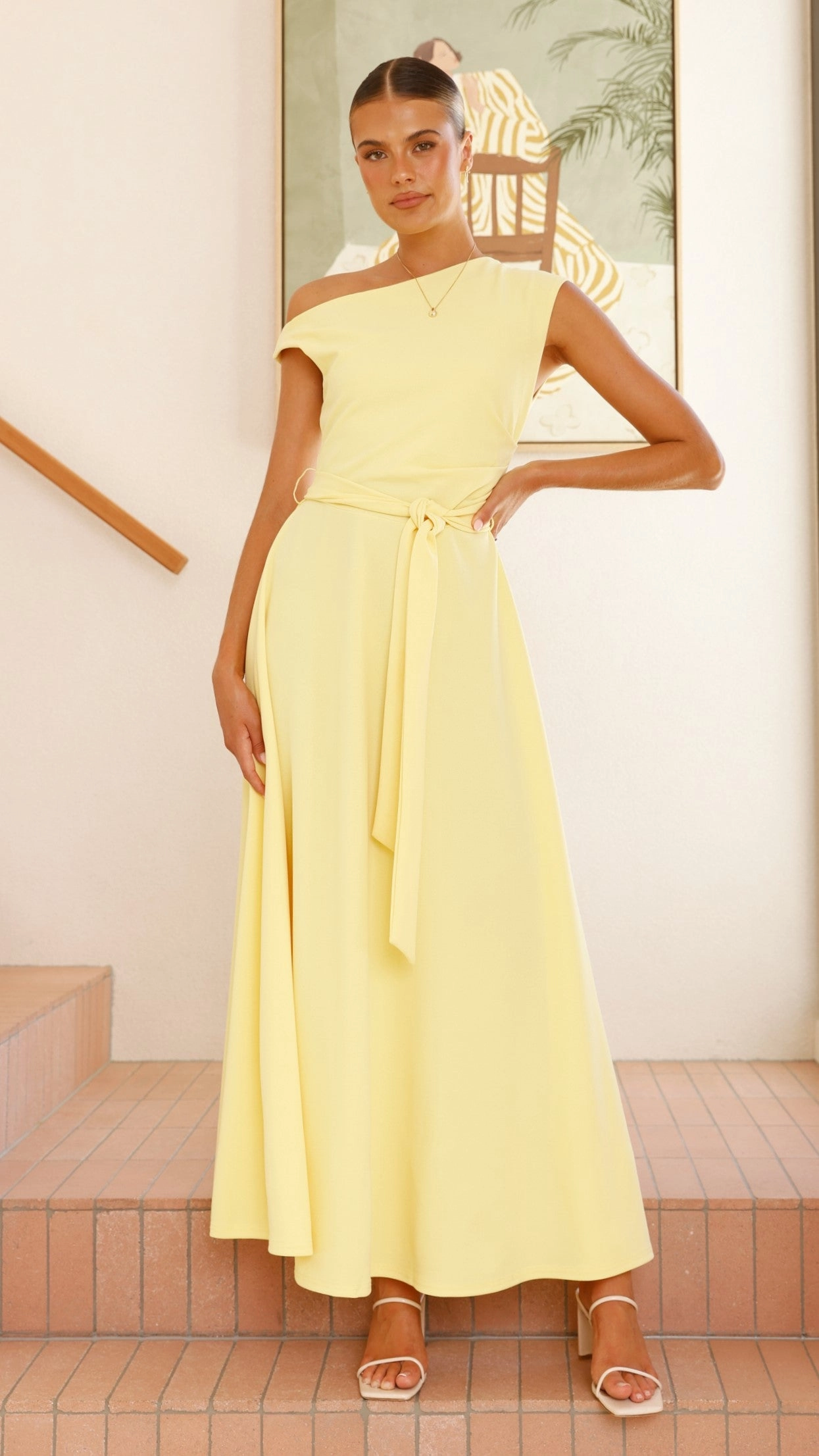 Gemma Maxi Dress - Baby Yellow All Day Ready