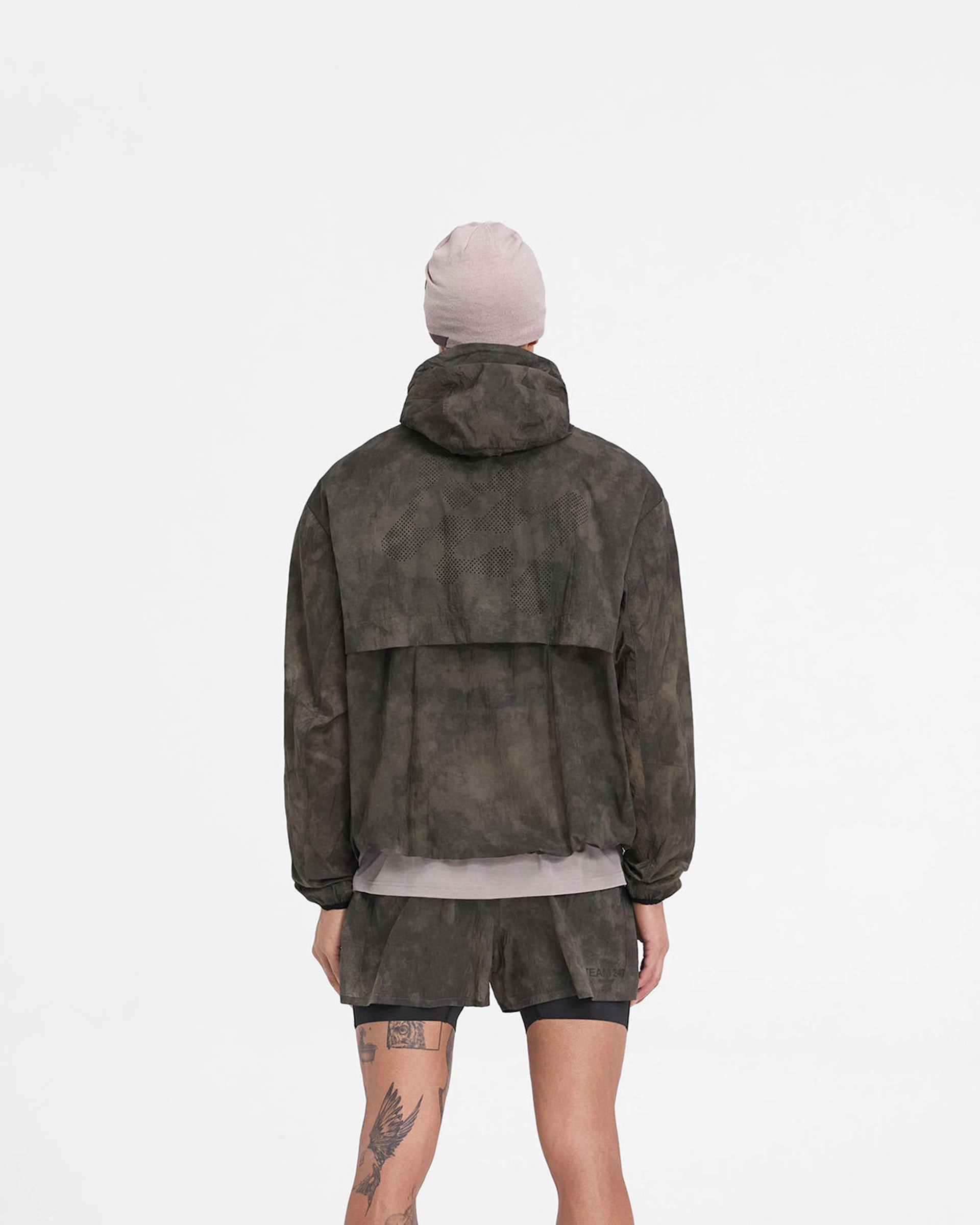 Taped Neckline 247 Hooded Training Jacket - Terrain