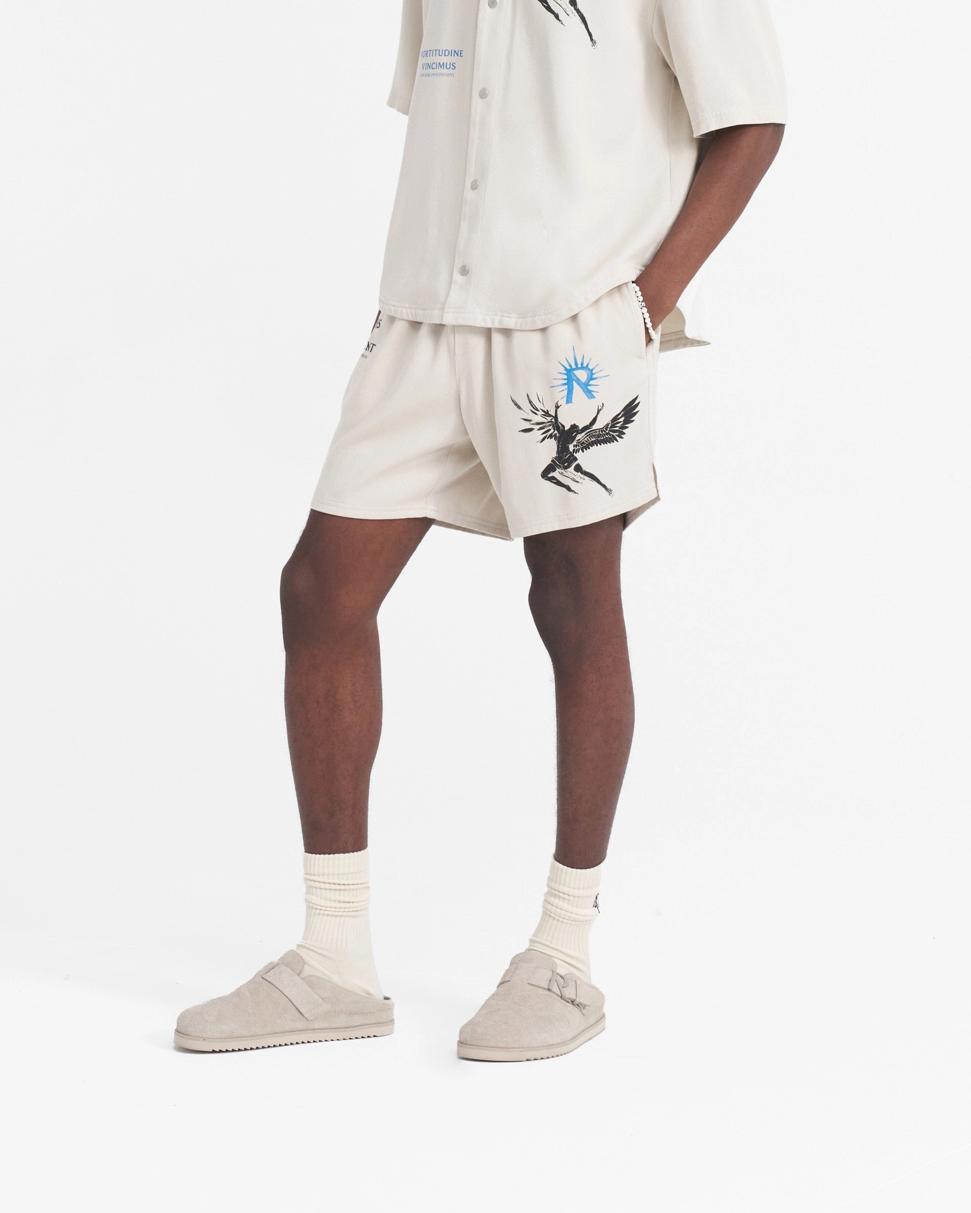 Icarus Short - Off White Cotton shorts