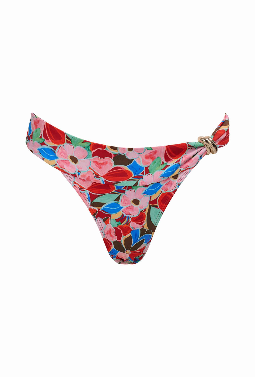 Formentera Bottom - Retro Bloom Print Shade Enhanced Collar