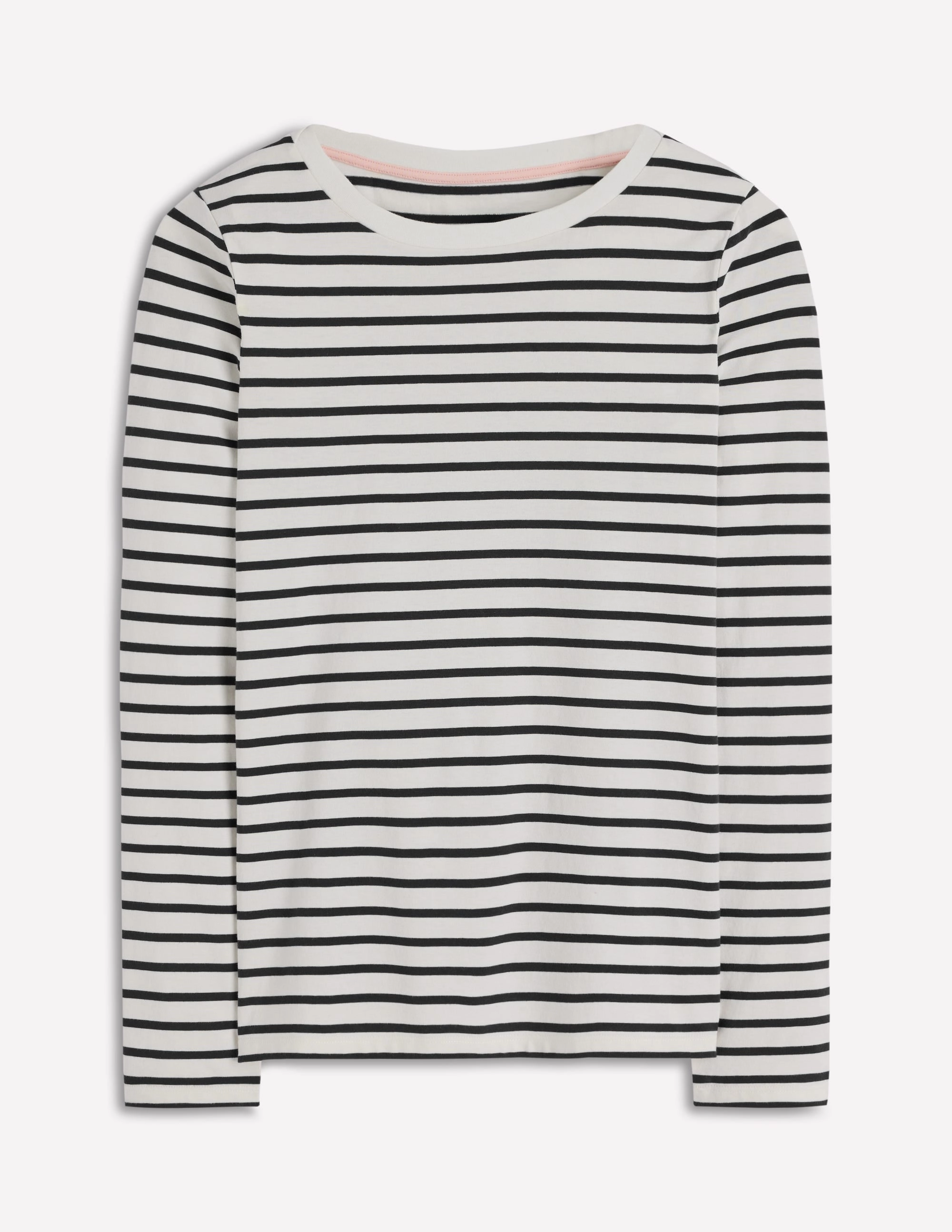 Multipurpose Layering Piece Olivia Long Sleeve Breton-Ivory, Black