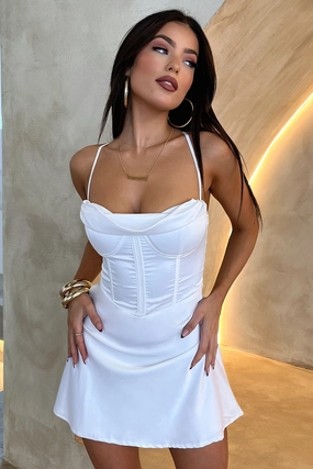 Belle Dress - White Work Option
