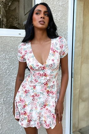 Versatile Wear Nirvana Dress - Pink Floral