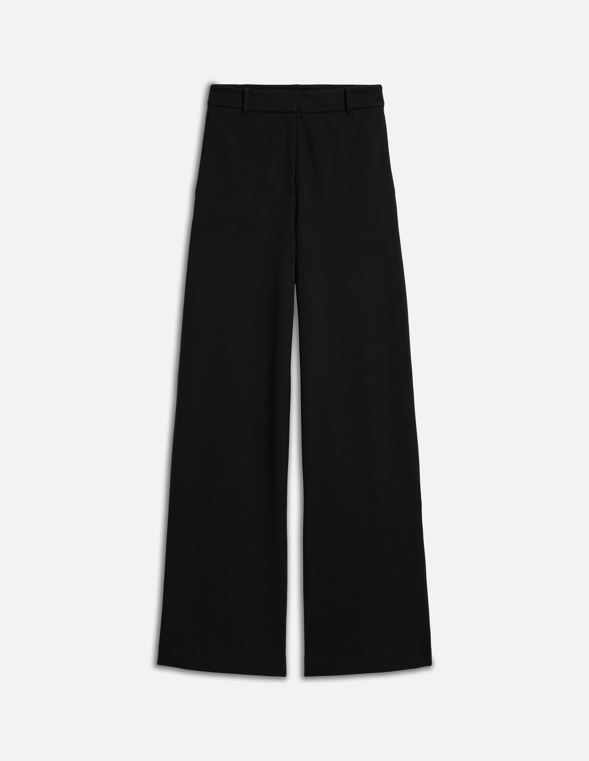 Belgravia Ponte Trousers-Black DoubleLayeredHem