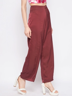 Madame Wine Trouser All Occasion Core Essential