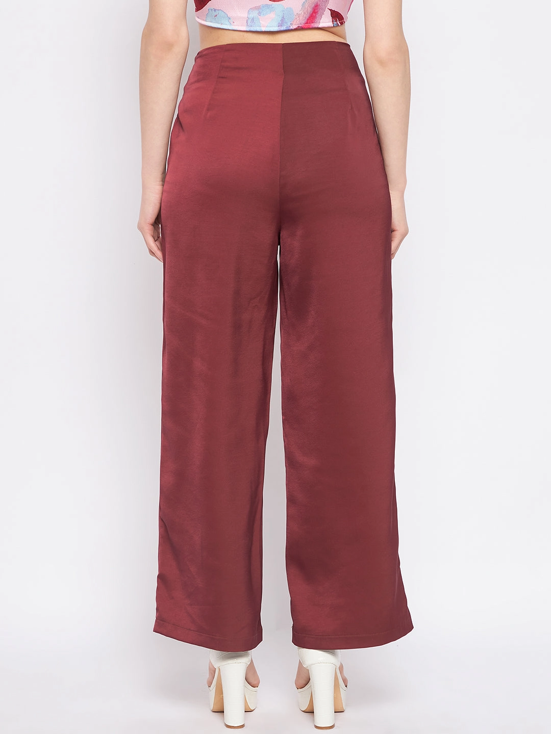 Madame Wine Trouser City Ready Casual Layer