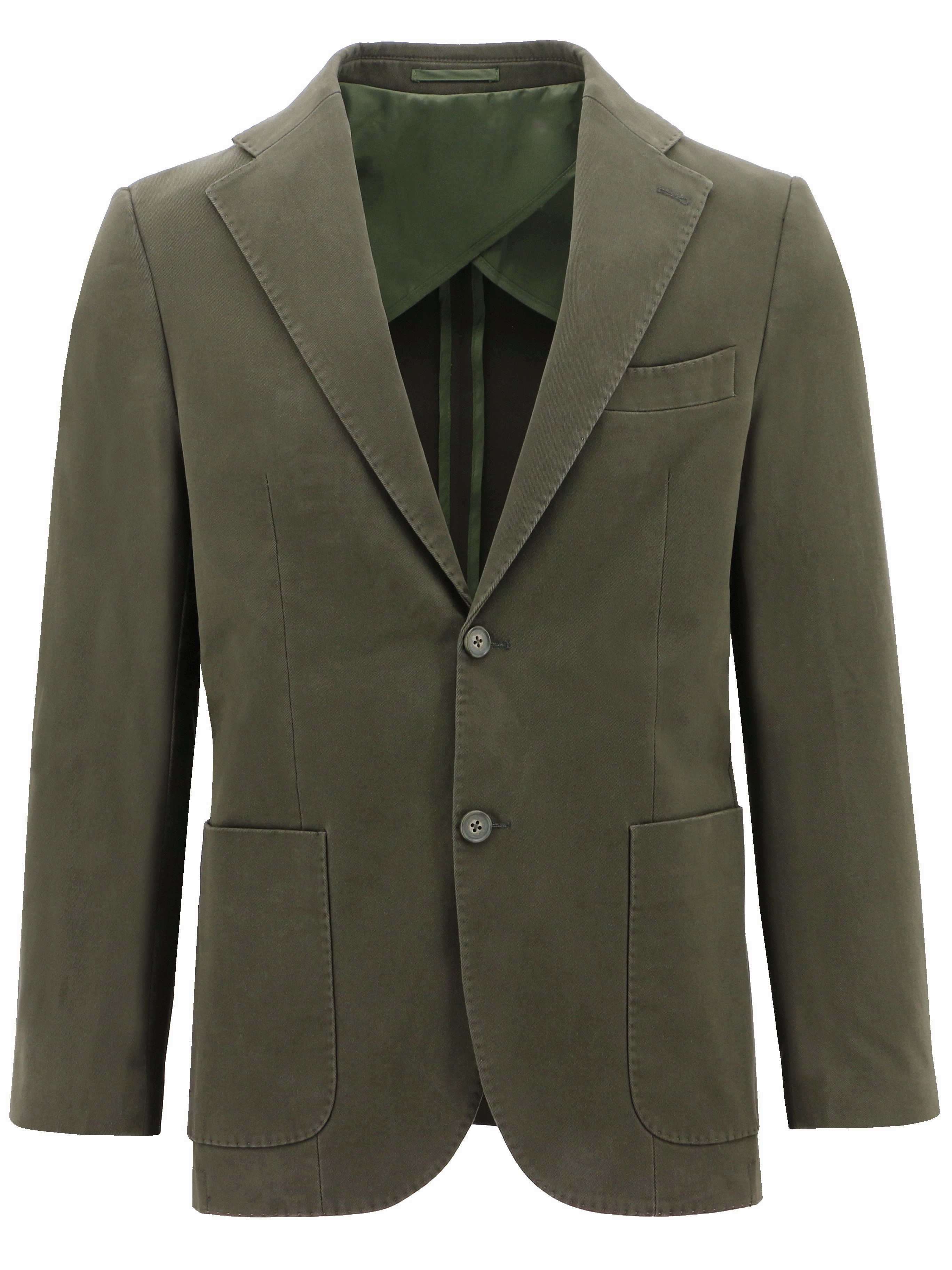 Eco Certified Textile Reinforced Elbow Patches Prague Olive Sports Jacket
