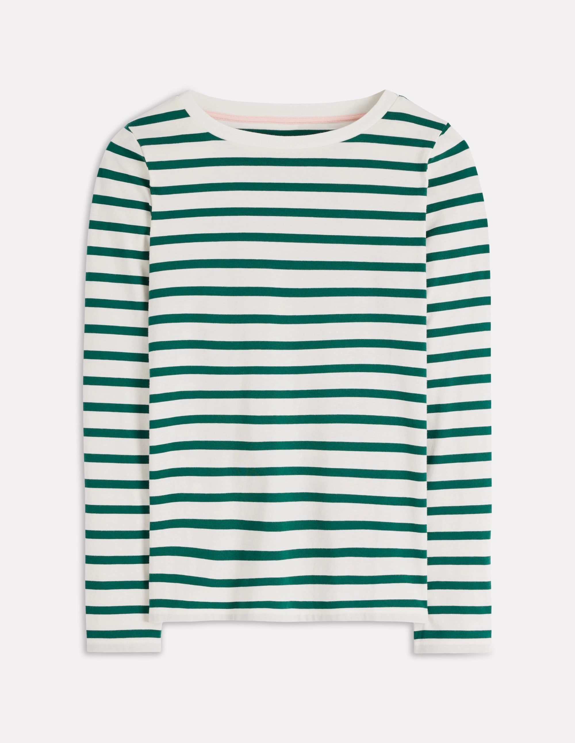 LowProfileZipperSystem AbrasionResistant Olivia Long Sleeve Breton-Emerald Night Stripe