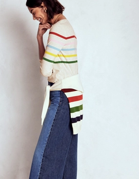 Olivia Long Sleeve Breton-Oatmeal Marl Placed Breton Versatile Base Layer