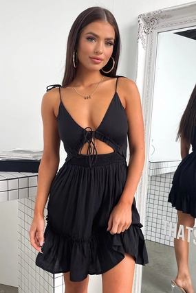 Primerose Dress - Black Rose Flush