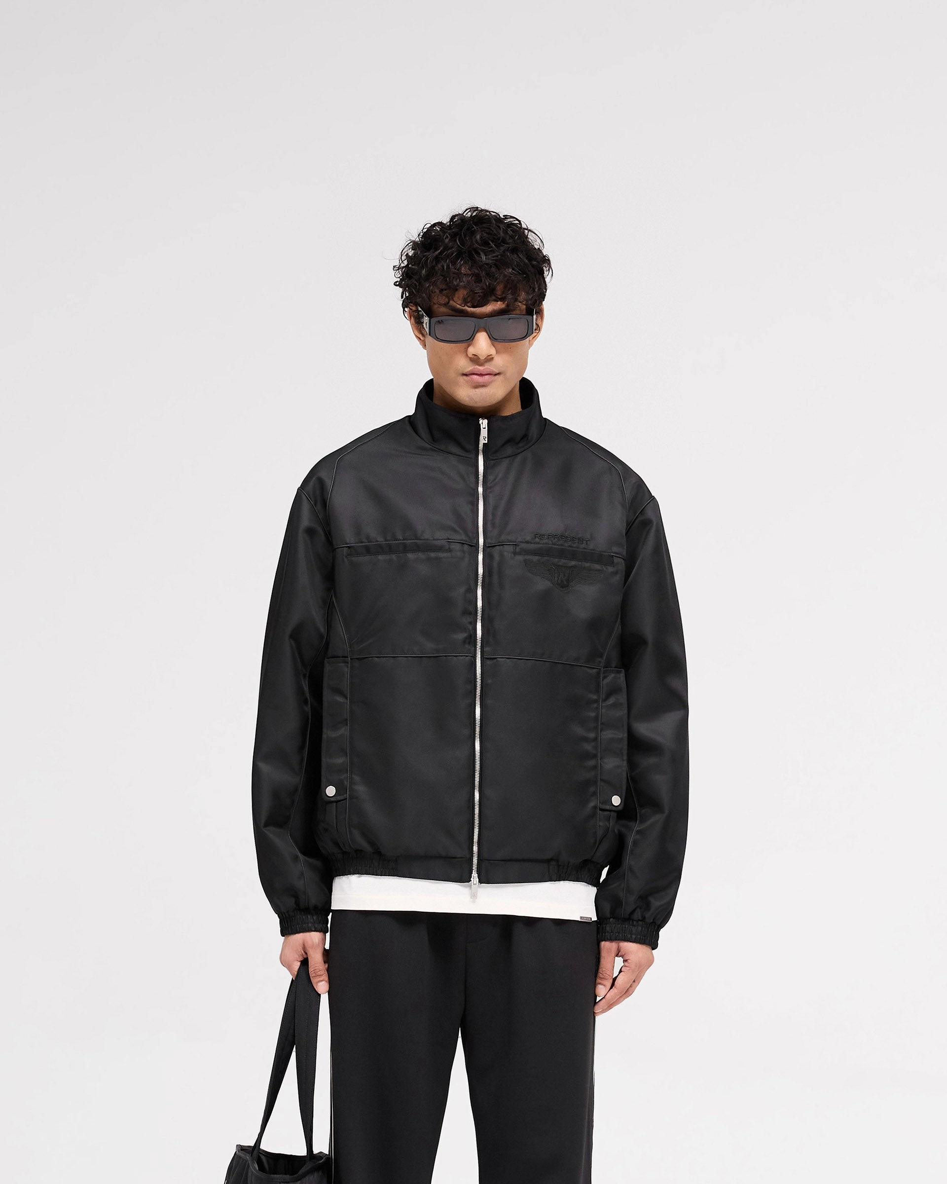 Overdrive Racing Jacket - Black Roll up sleeves Effortless Layer