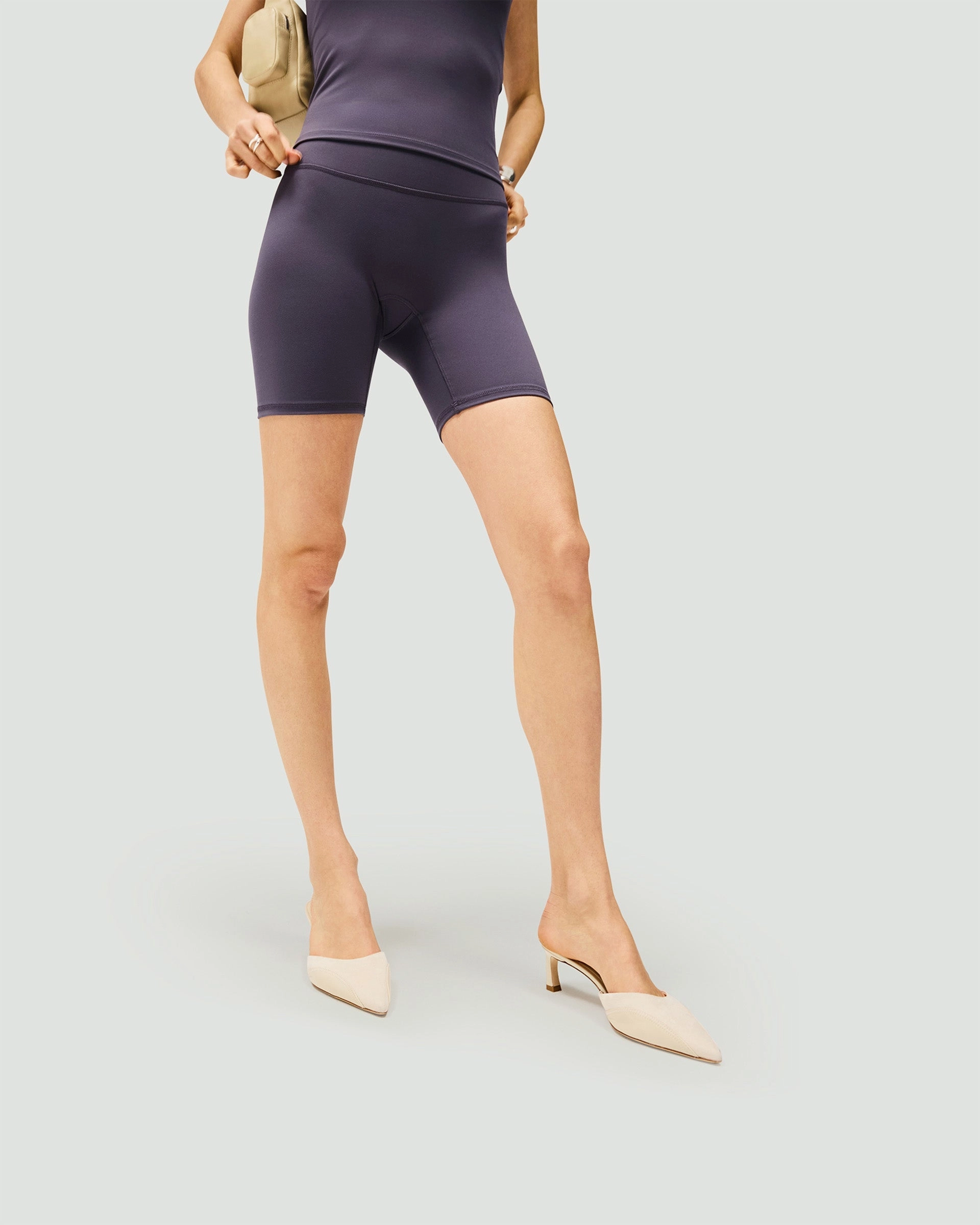 Owners Club Longerline Bike Short - Grey Dance wear