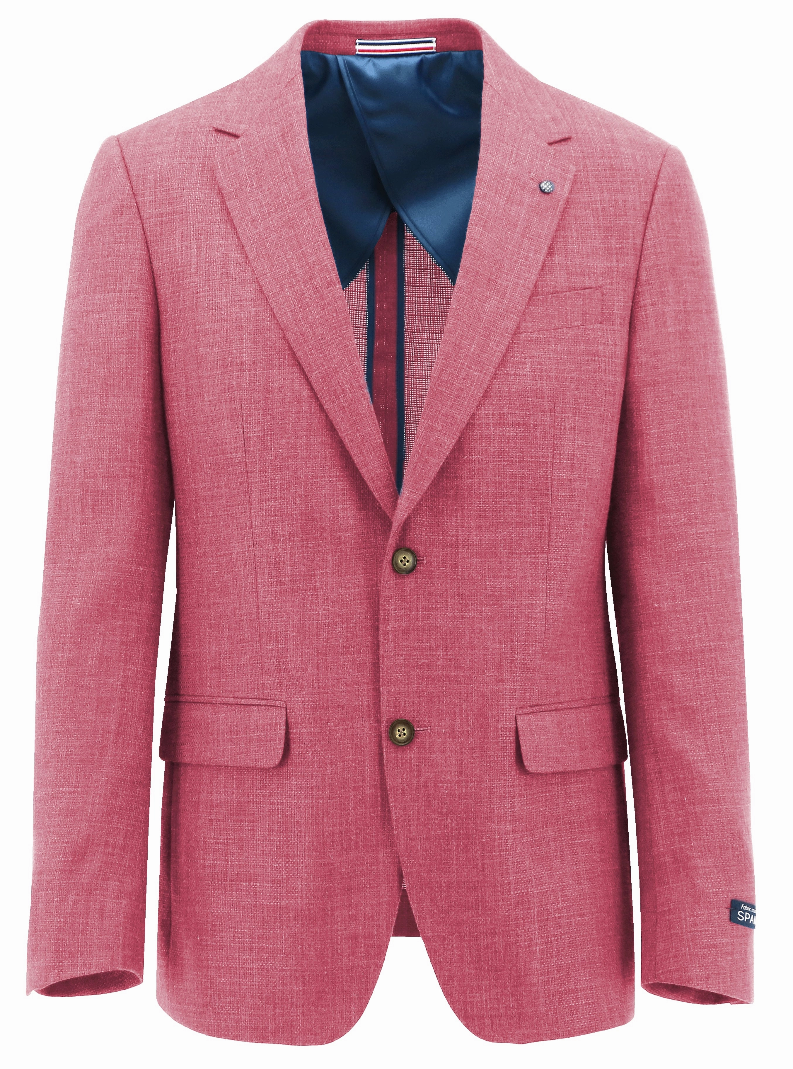 Lazio Pink Linen Blend Sports Jacket Casual Style