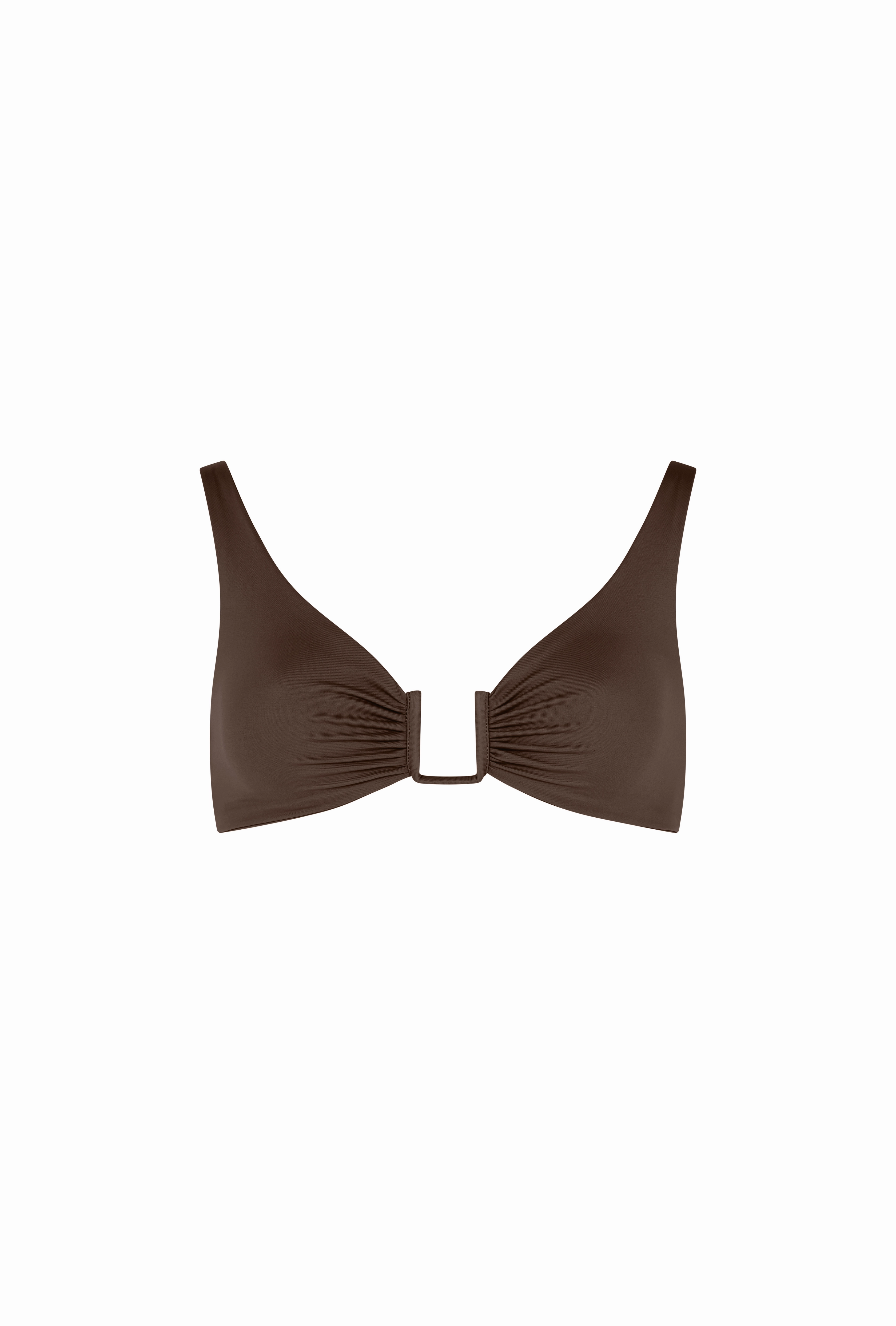 Floral-Motif Anti Pilling Palma Top - Espresso
