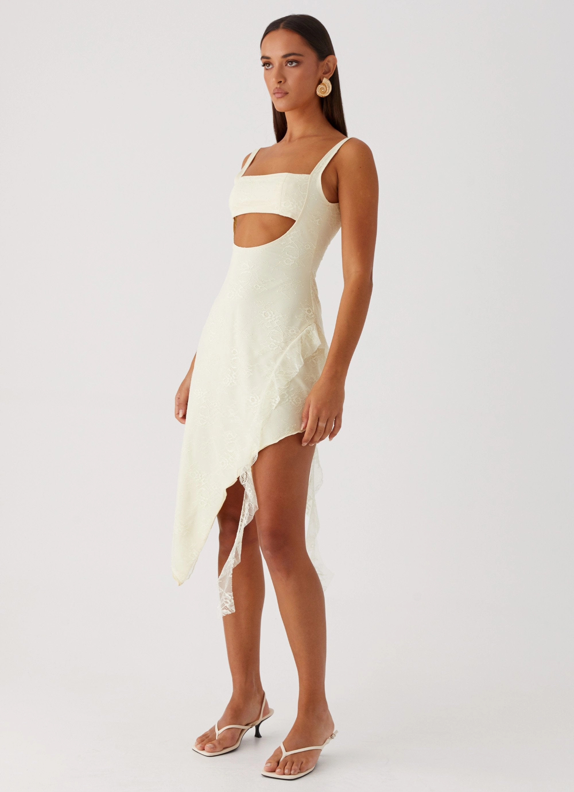 Eye Catching Patricia Midi Dress - Yellow