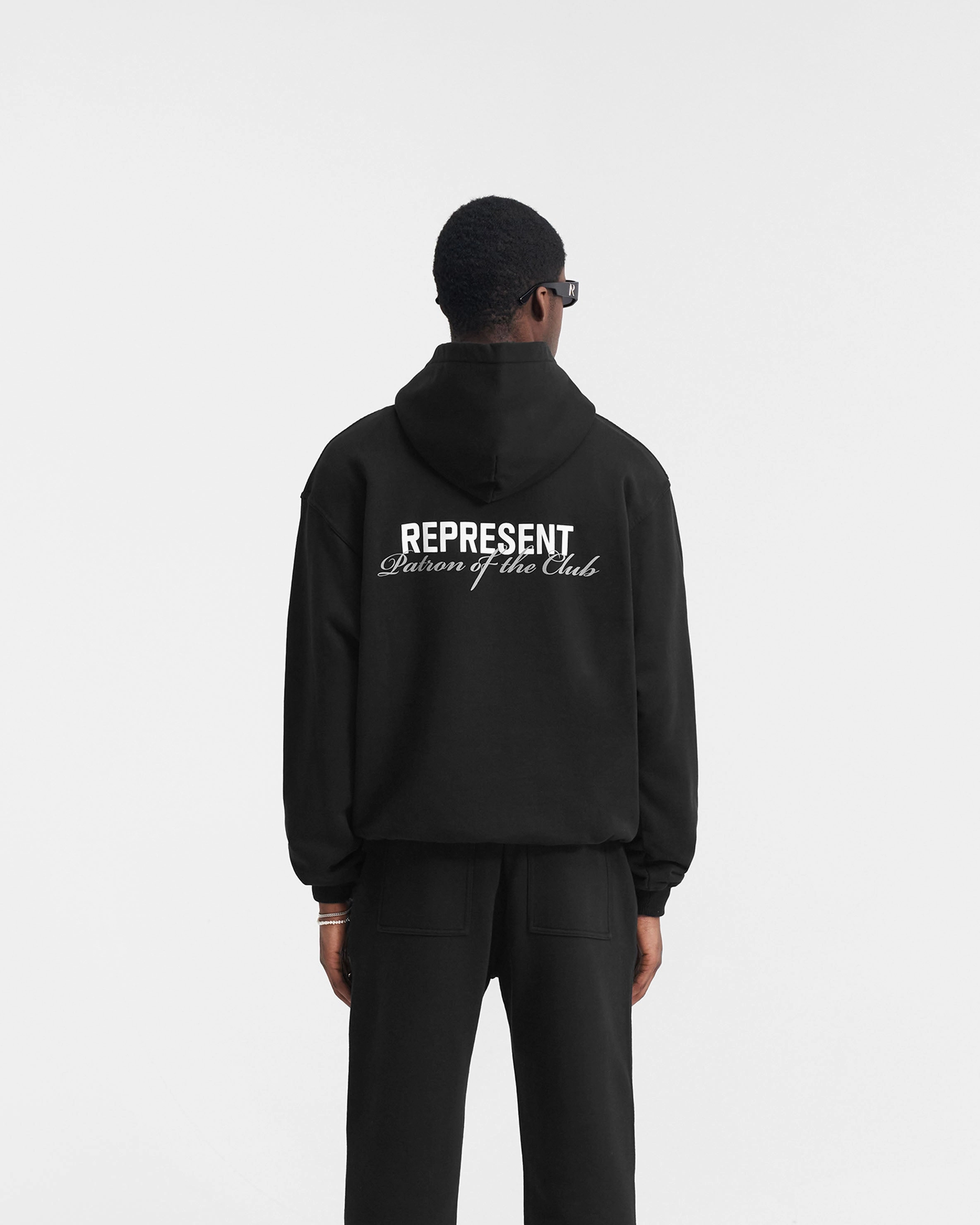 dance attire Organza details Patron Of The Club Hoodie - Black