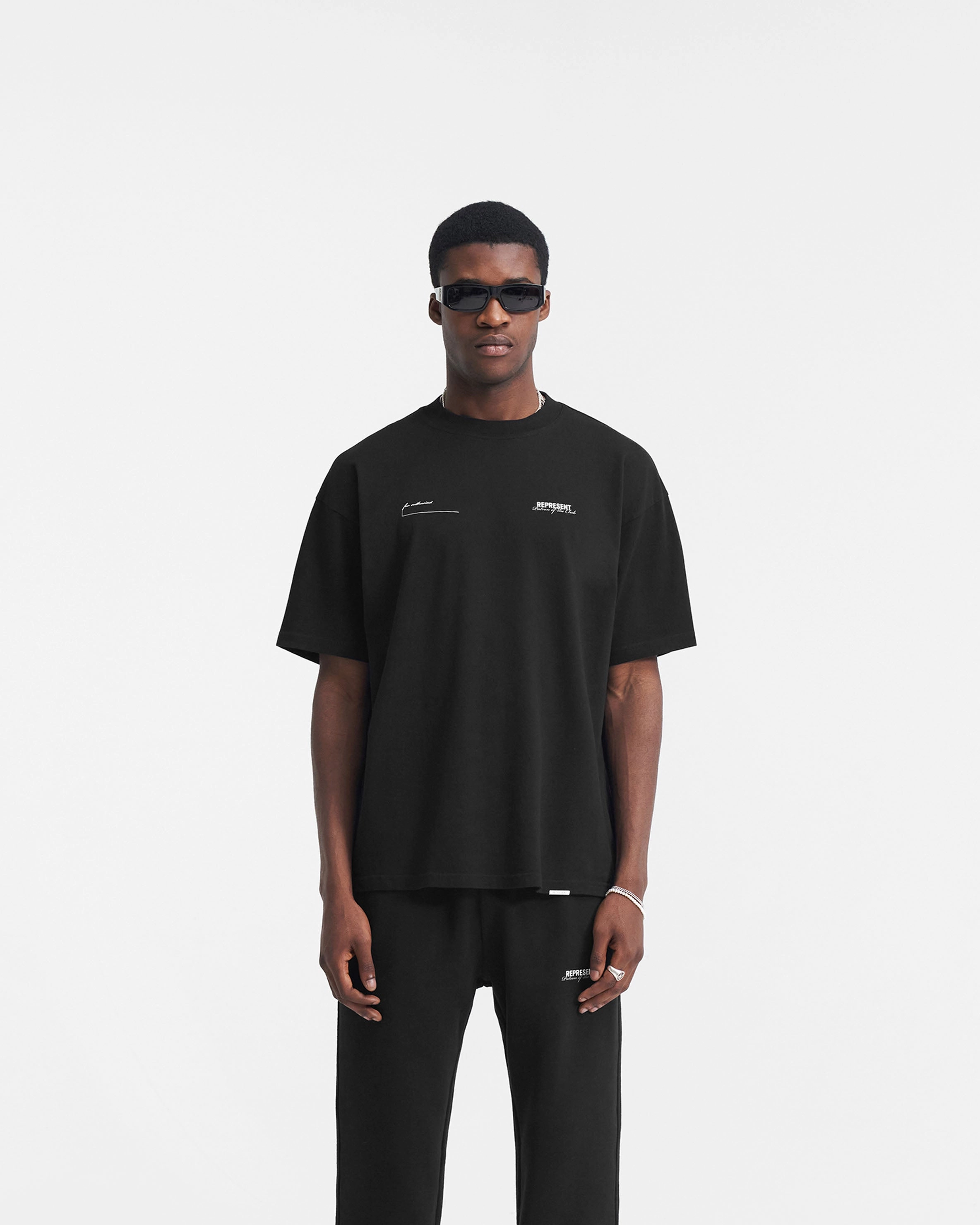 Patron Of The Club T-Shirt - Black Chic Fit Stretch Fabric Technology