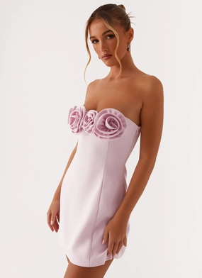 Beachwear Fit Mood Patsie Strapless Mini Dress - Pink