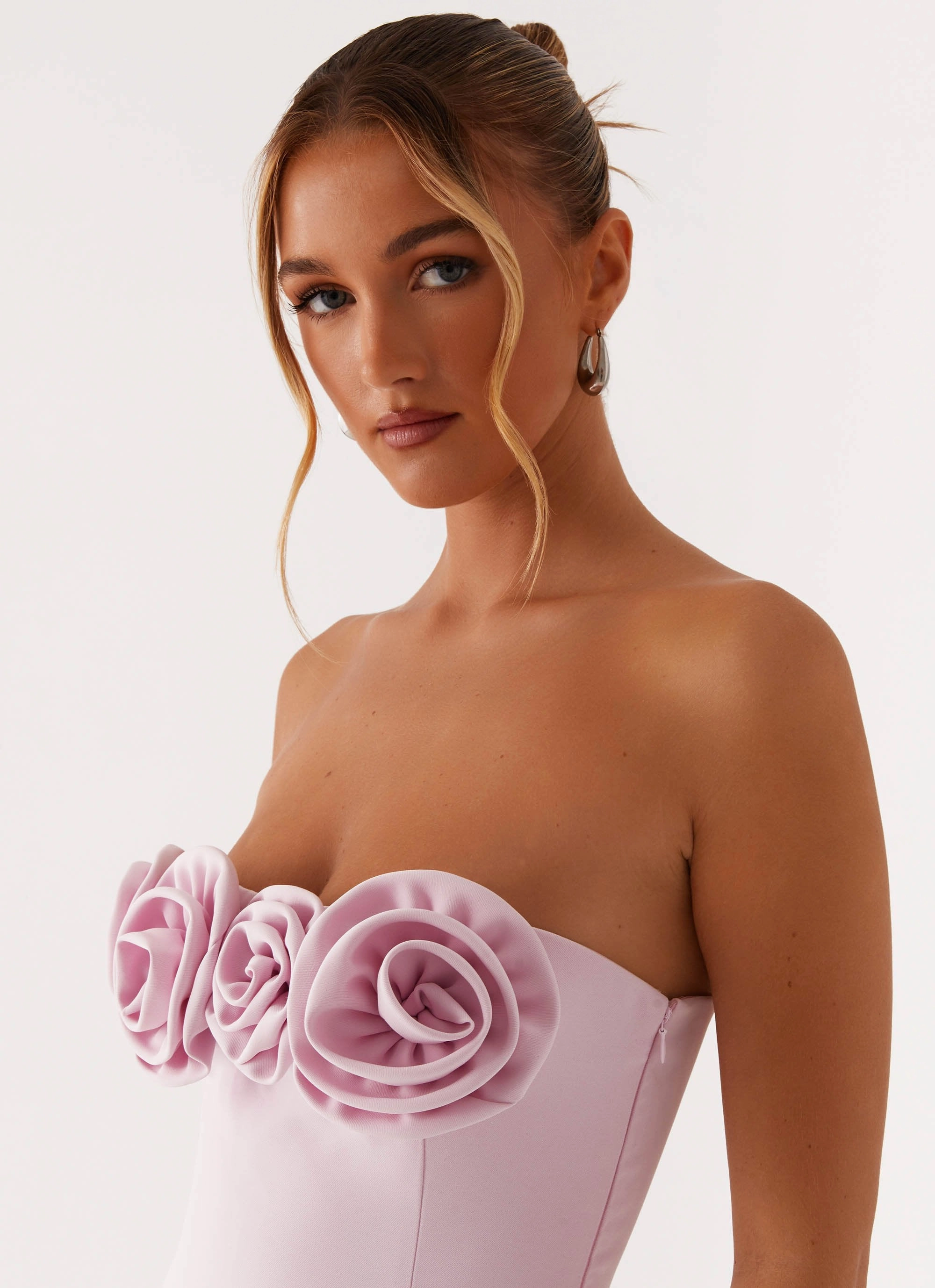 Soft Glide Special-Occasion Patsie Strapless Mini Dress - Pink