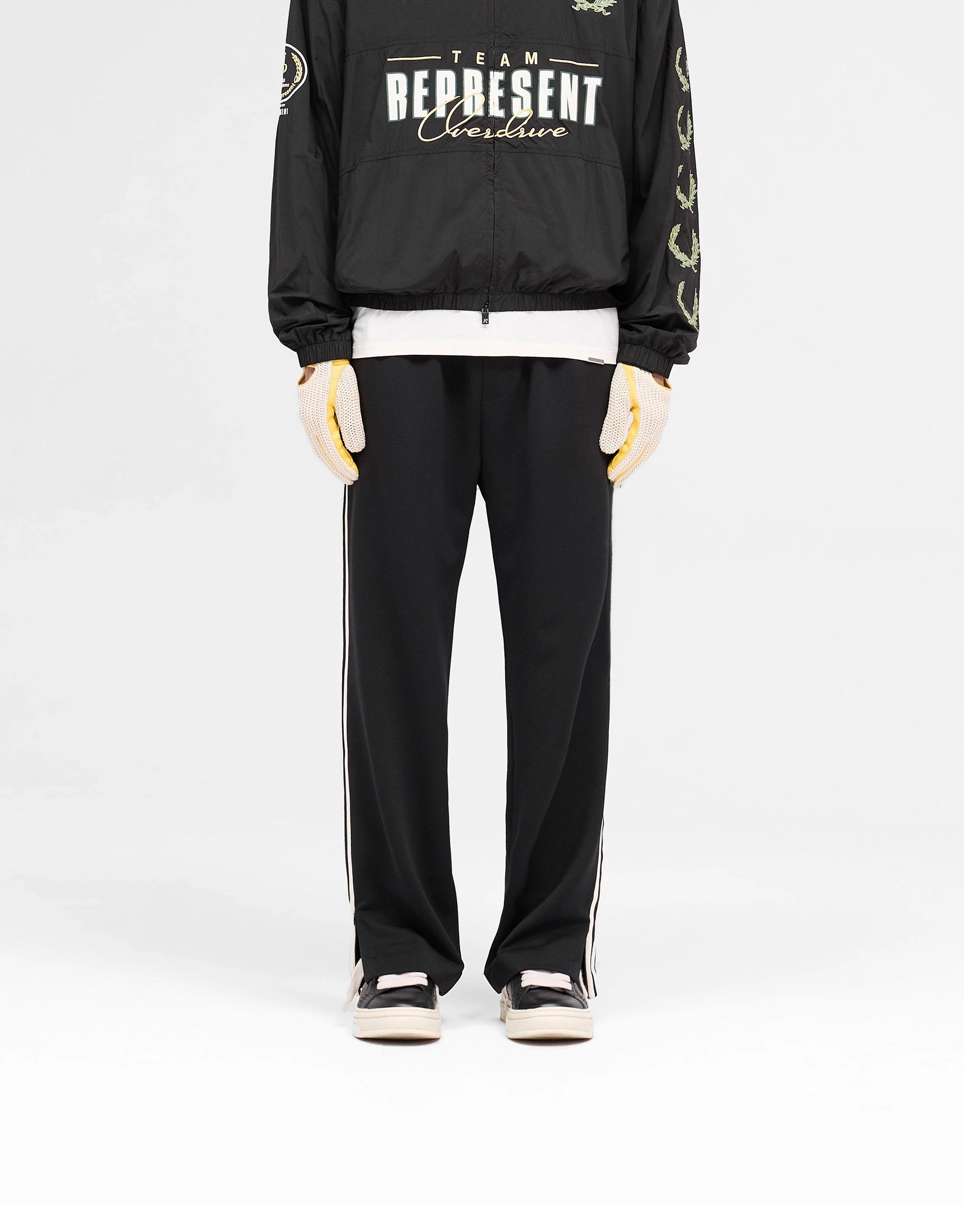 Tailored Track Pant - Jet Black Flowy legs Active Comfort Wear