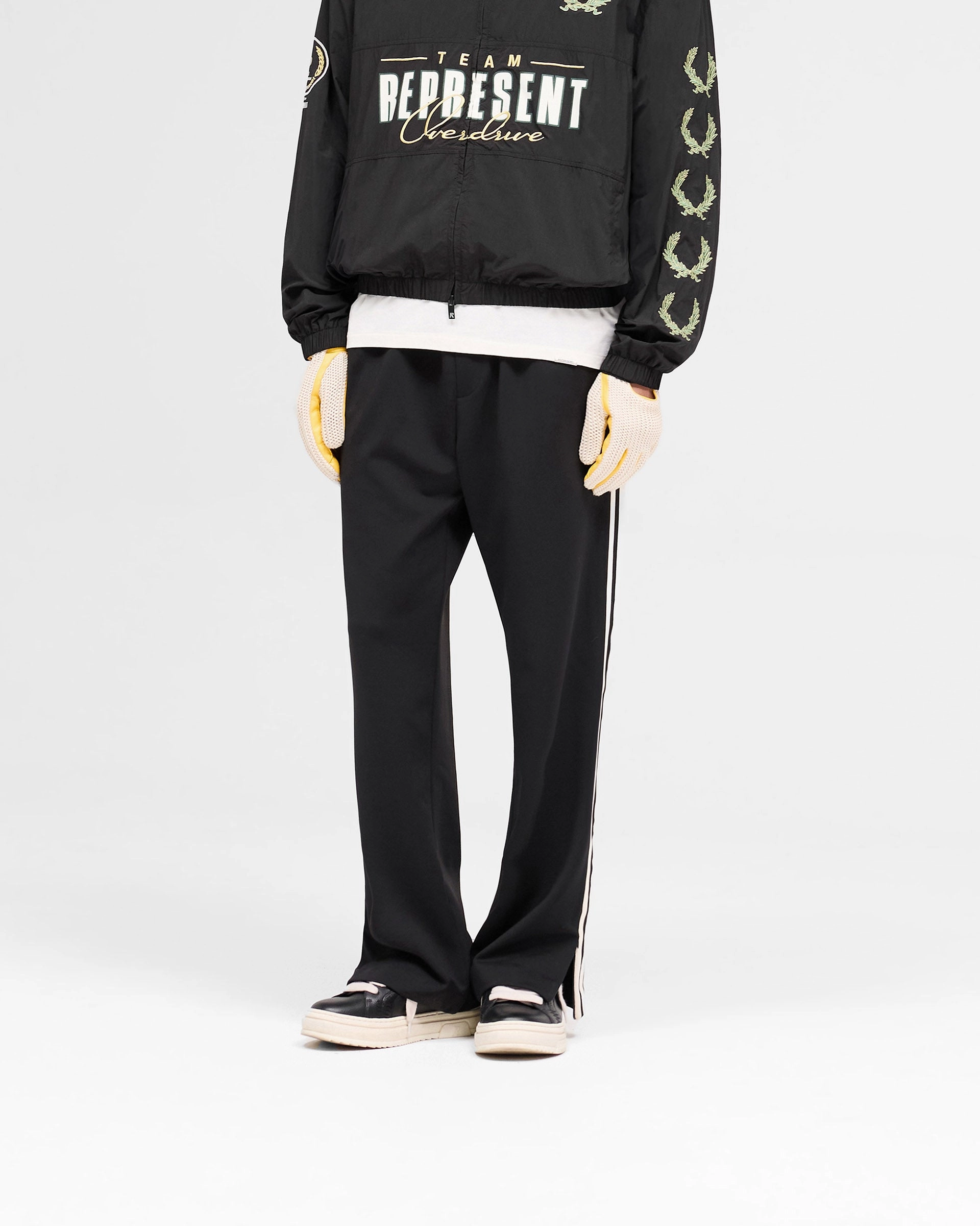 Structured Hemline Comfy Cut Tailored Track Pant - Jet Black