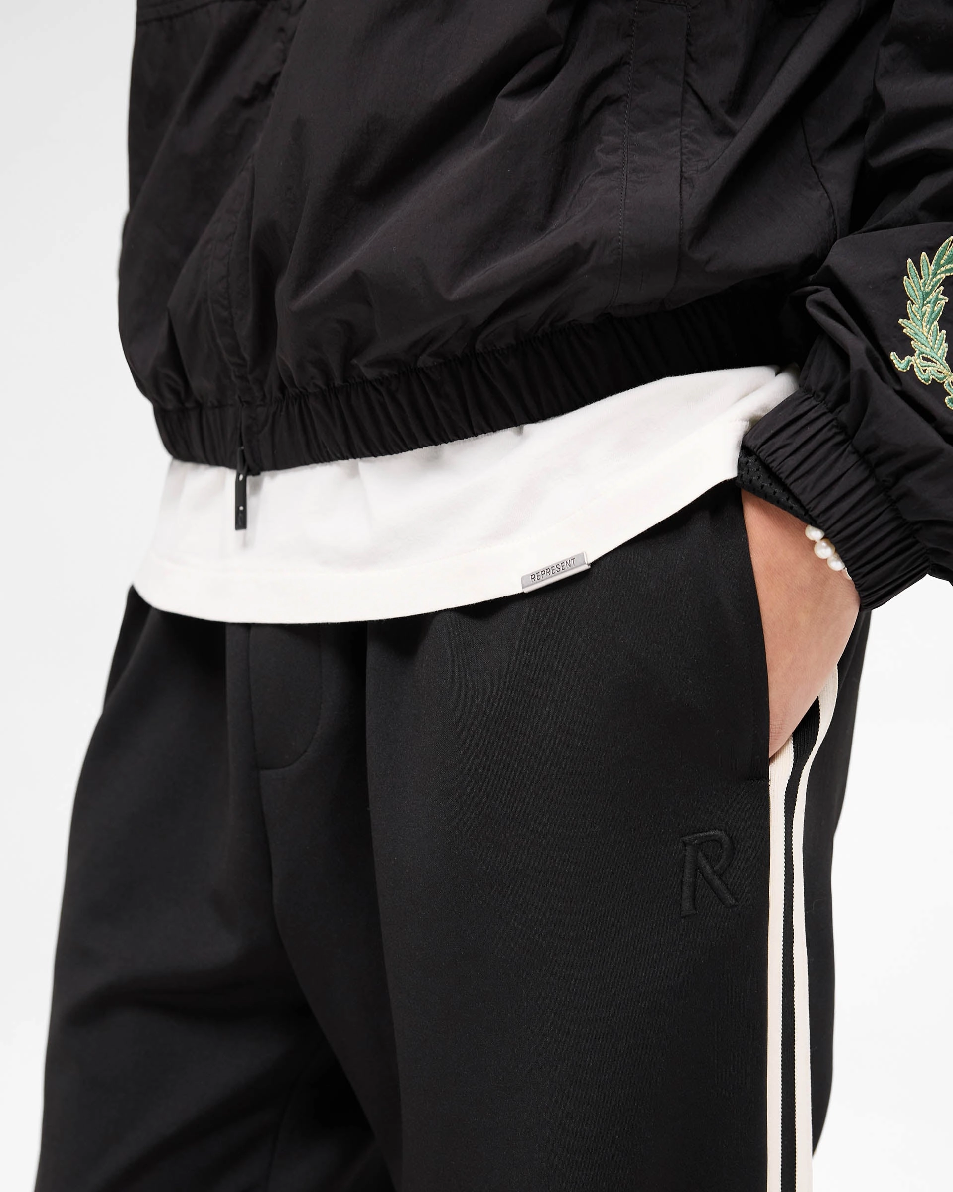 Tailored Track Pant - Jet Black Odor Control Treatment Cozy Essentials