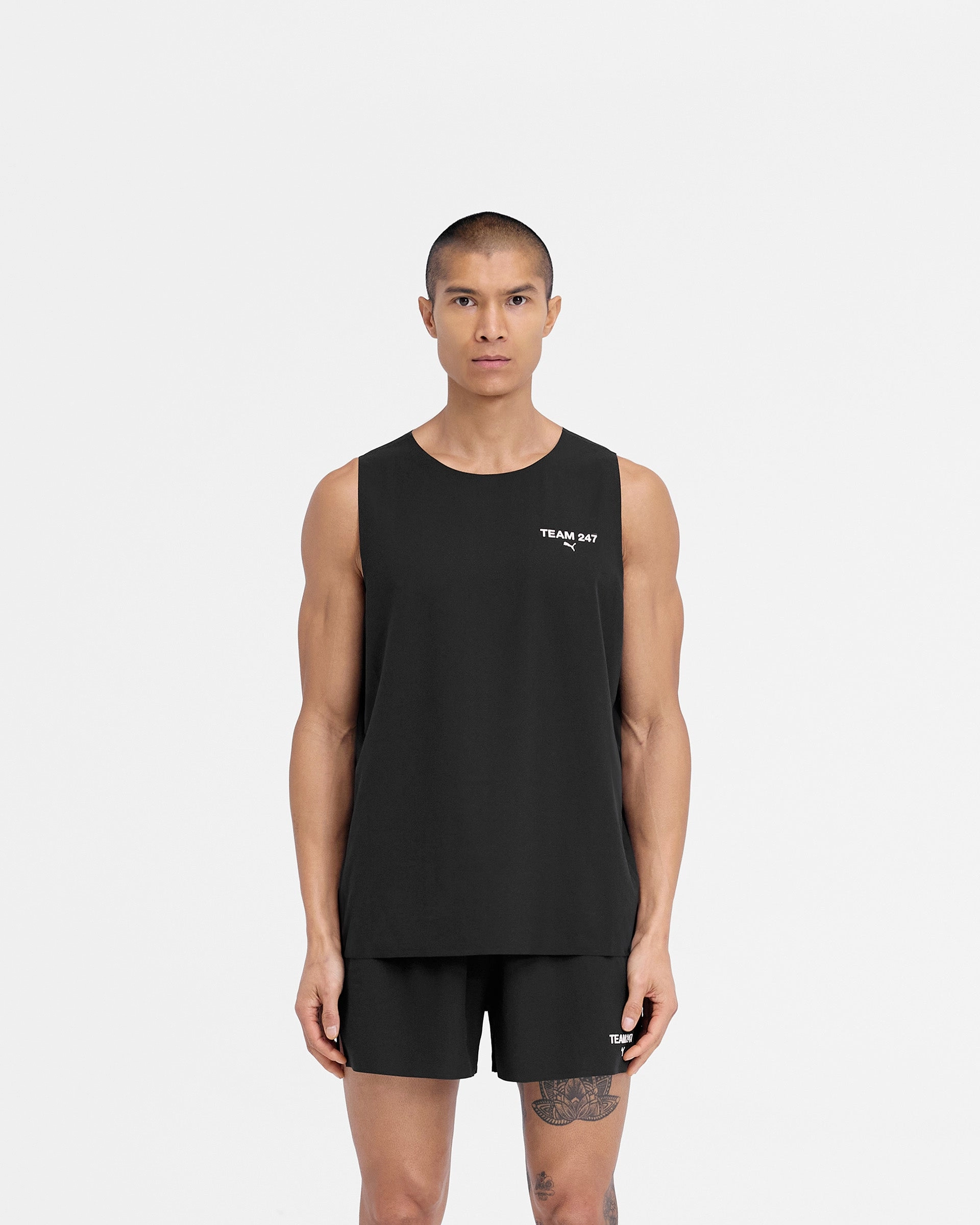 247 X Puma Oversized Tank - Black No Shrink Fabric Recommended