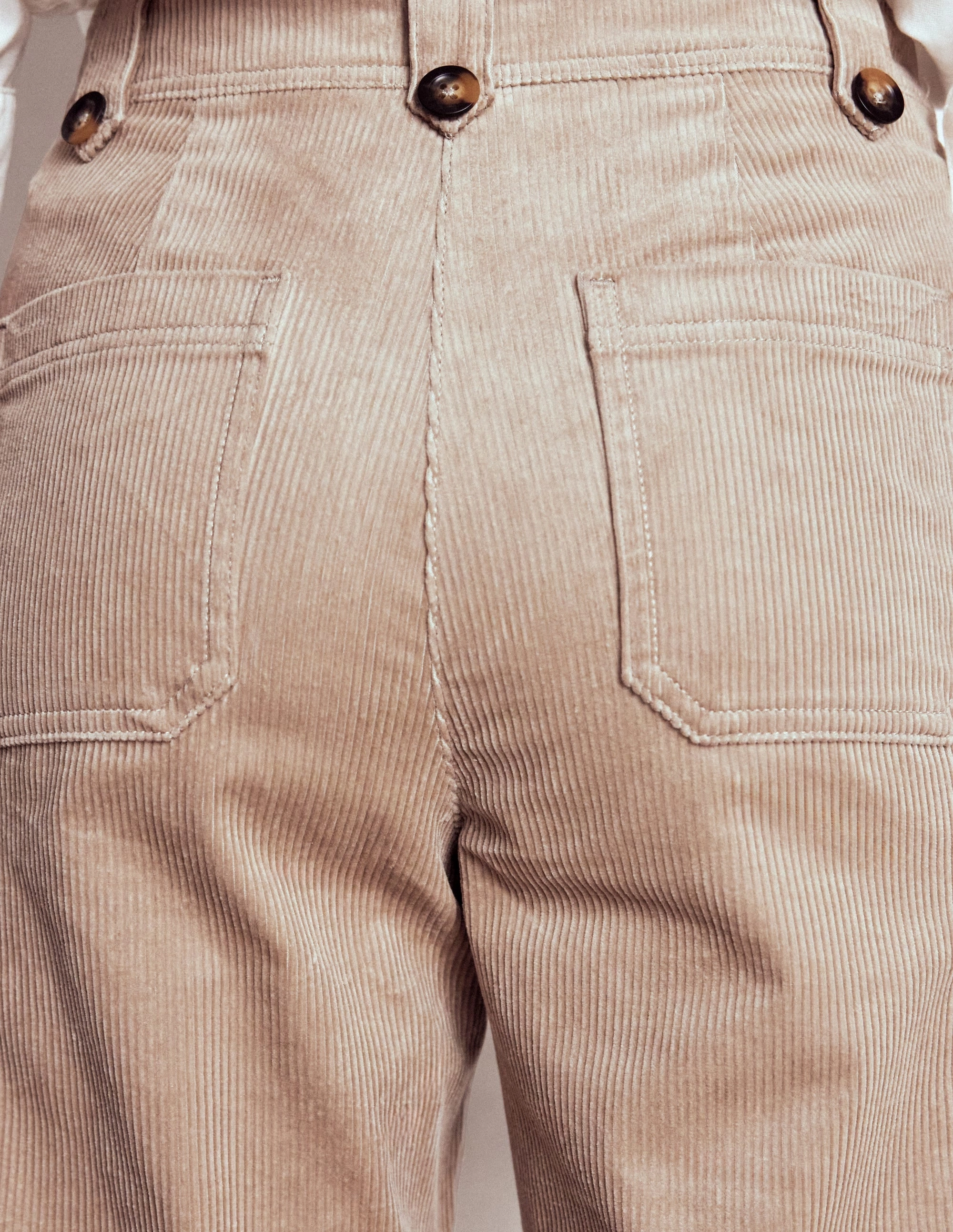 Smart Comfort Pimlico Cord Trousers-Nutmeg