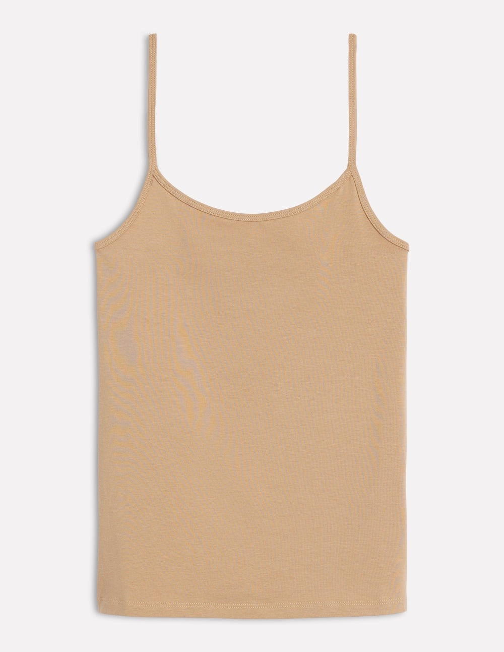 Plain Cami Top-Medium Beige Hot Weather TemperatureRegulating