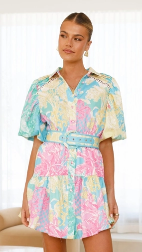 All Fit Style Edge Shape Milan Mini Dress - Sun Kissed Summer