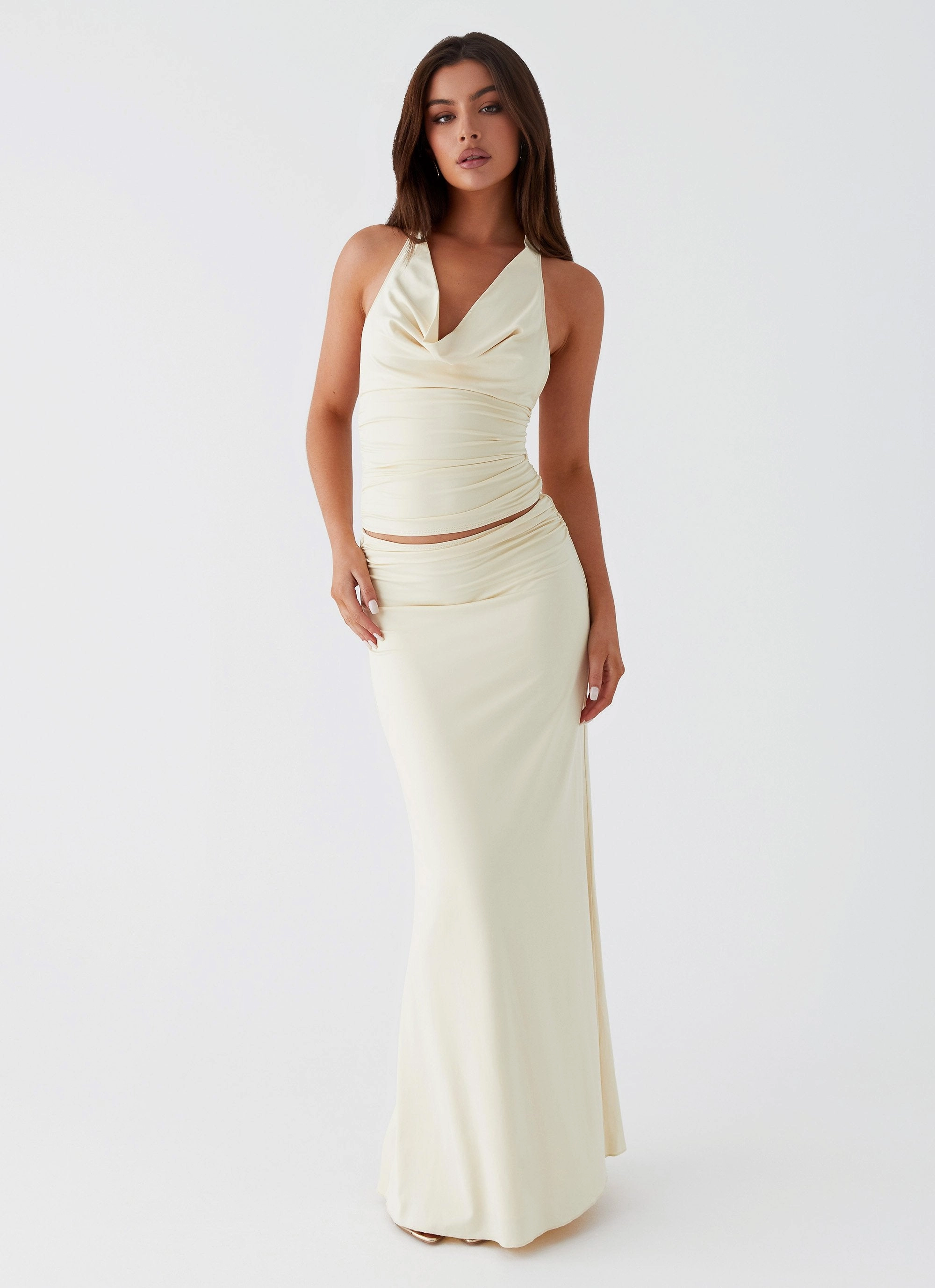 Rayne Maxi Skirt - Yellow Photography Session