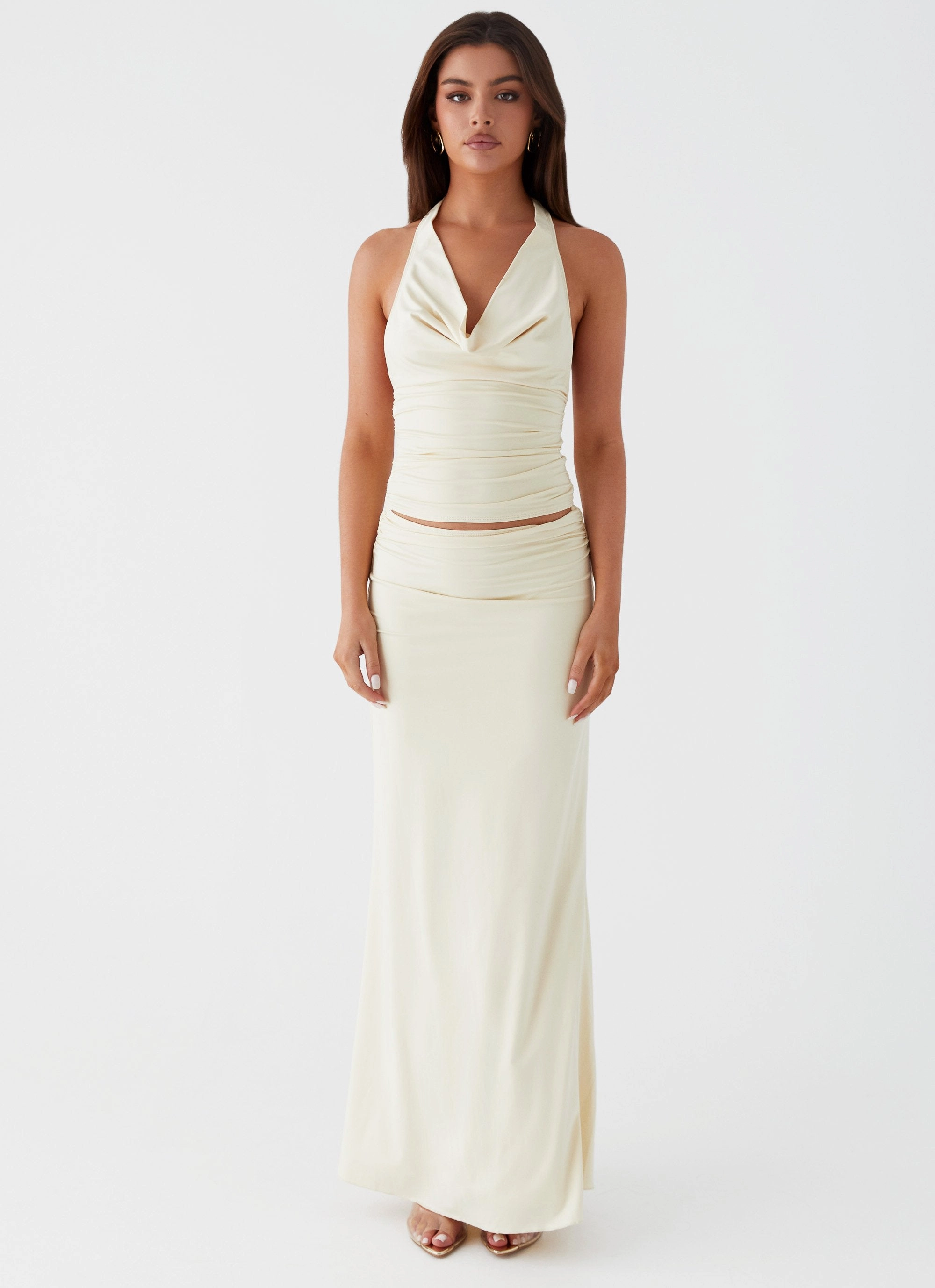 Soft Combo Smart Fit Rayne Maxi Skirt - Yellow