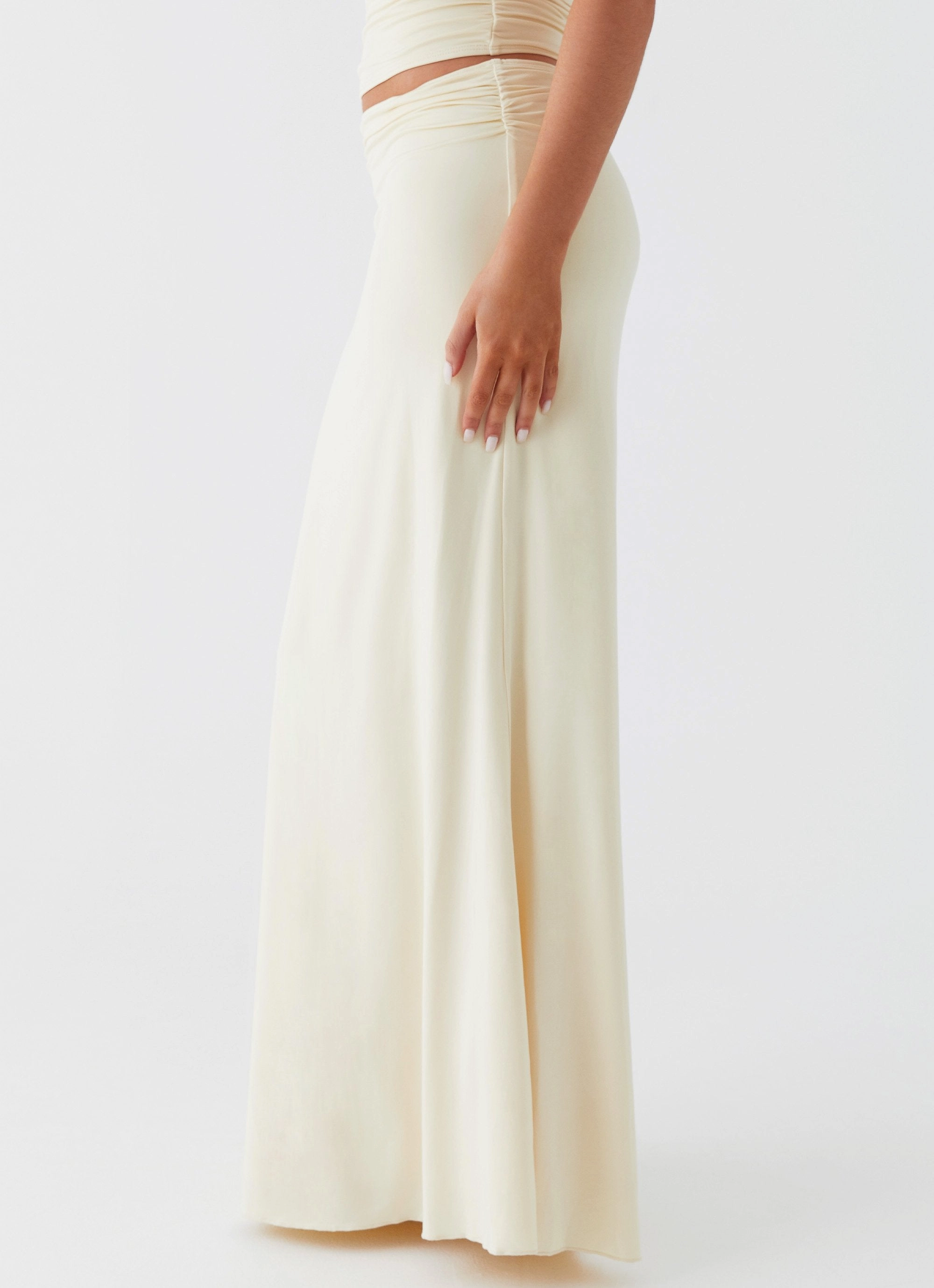 Relaxed Motion Gentle Wear Rayne Maxi Skirt - Yellow