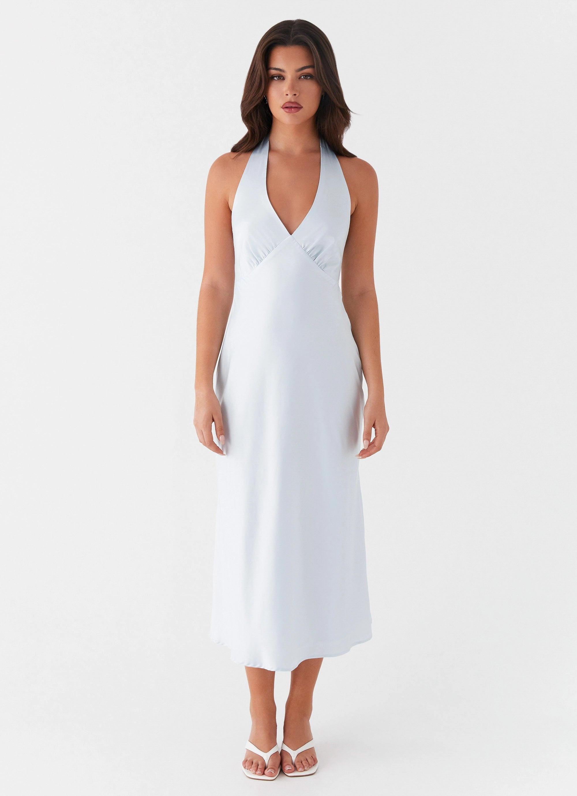 Playful and flirty dress Best-Seller Heavy Hearted Midi Dress - Blue