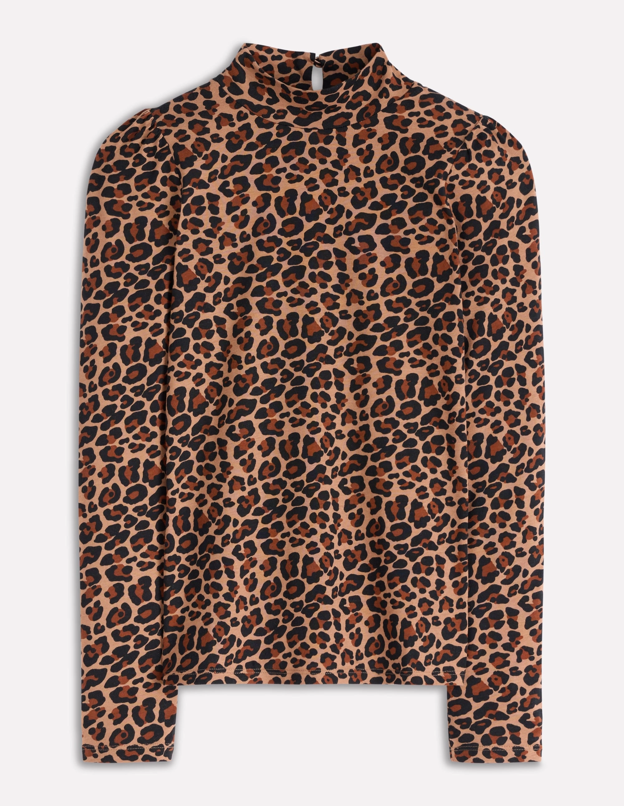 Puff Shoulder Jersey Top-Multi, Cheetah Pop HeavyweightThermal