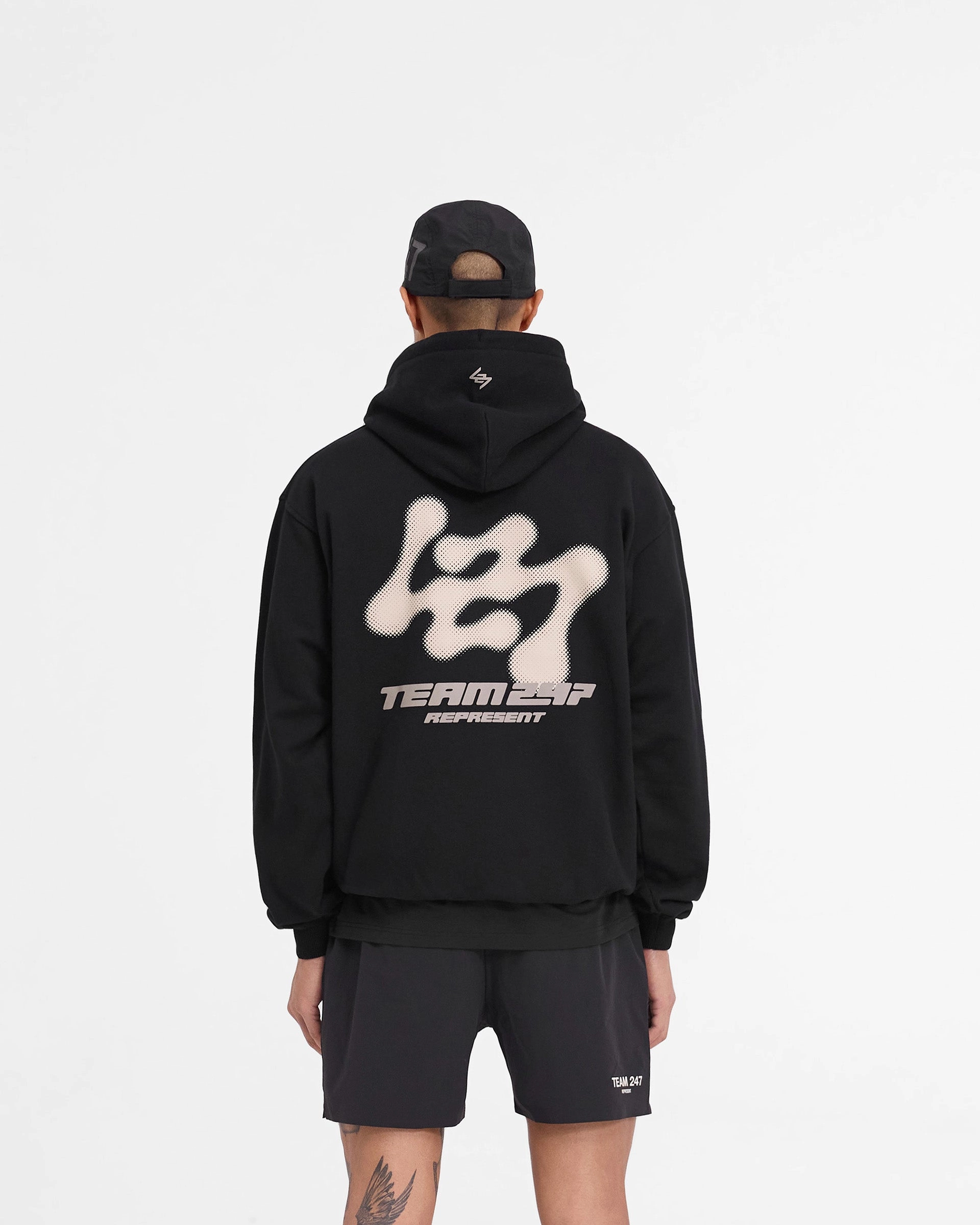 Quick Fit Wear 247 Future Terrains Oversized Hoodie - Black